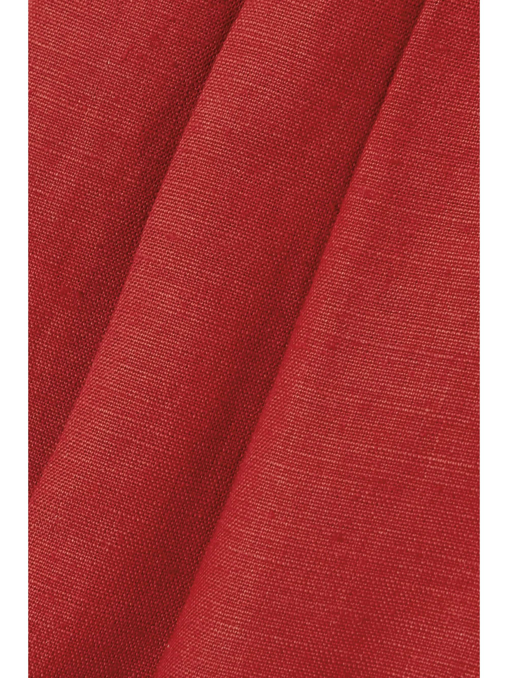 CHLOÉ + NET SUSTAIN pleated linen shorts