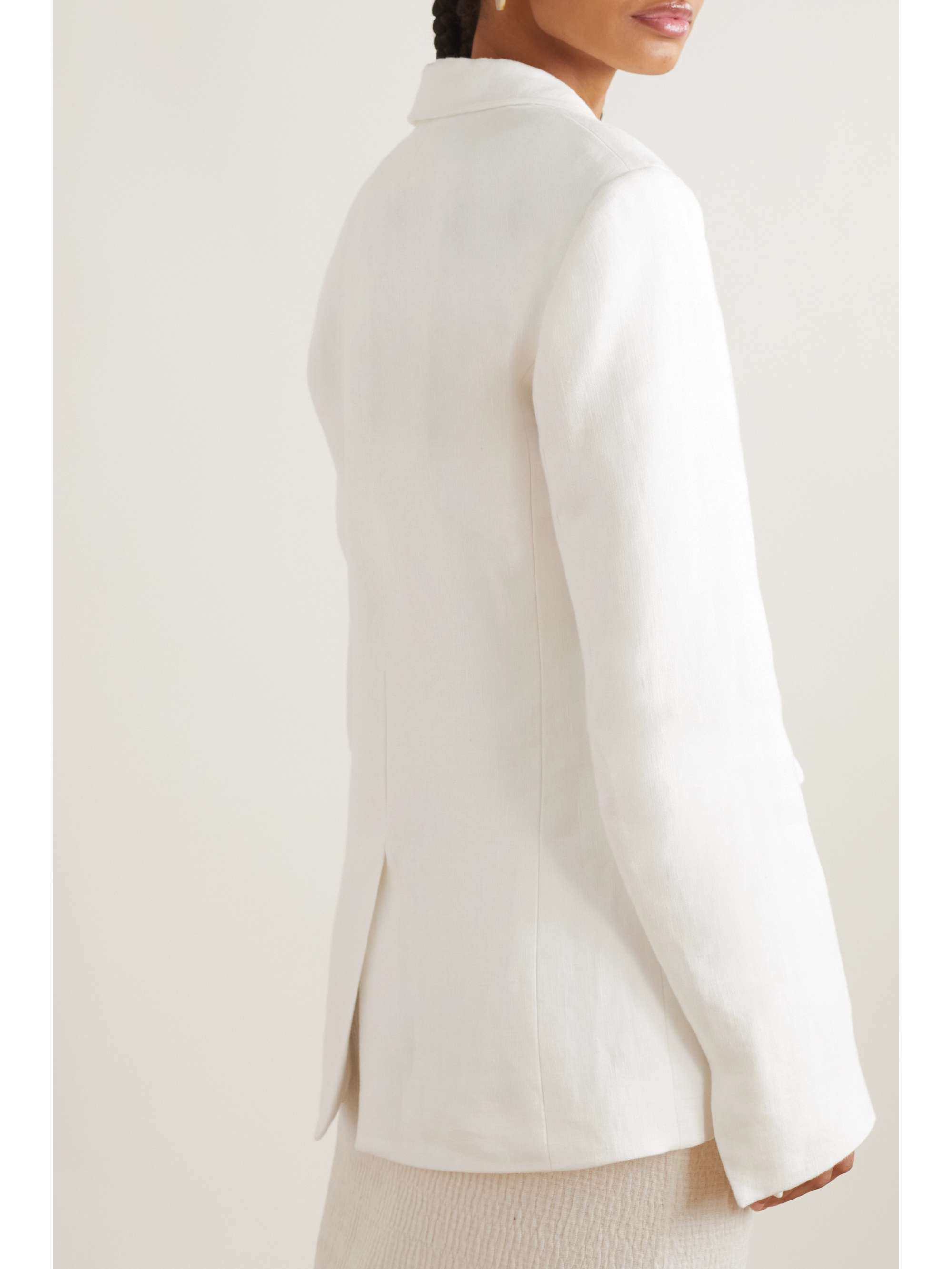 CHLOÉ Linen and cotton-blend blazer