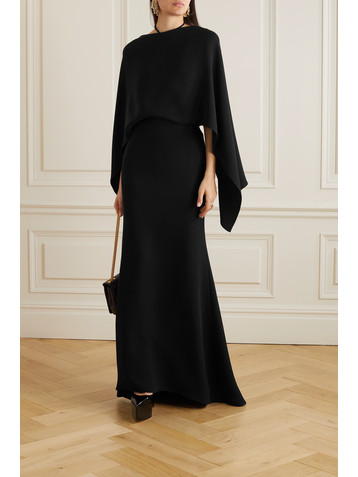 Valentino Garavani Draped open-back silk gown