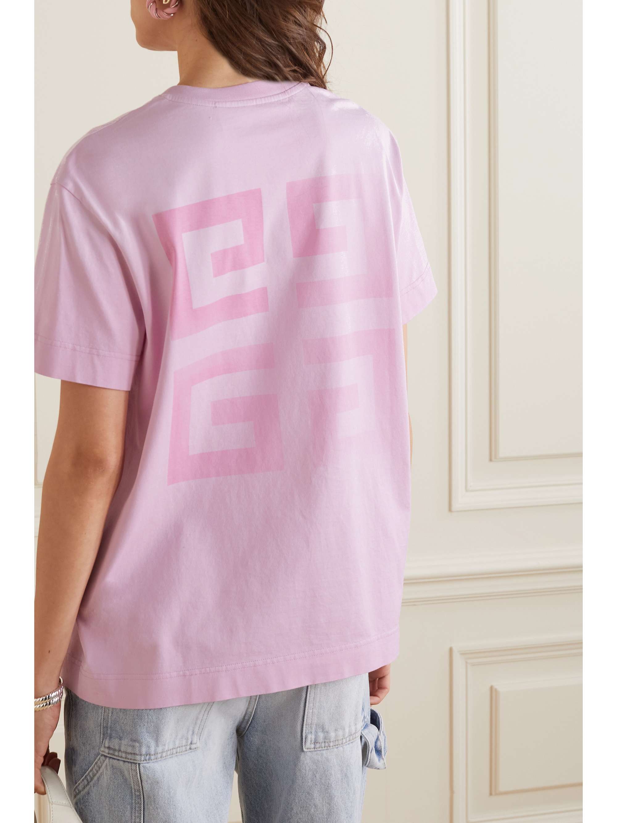 GIVENCHY Printed cotton-jersey T-shirt | NET-A-PORTER