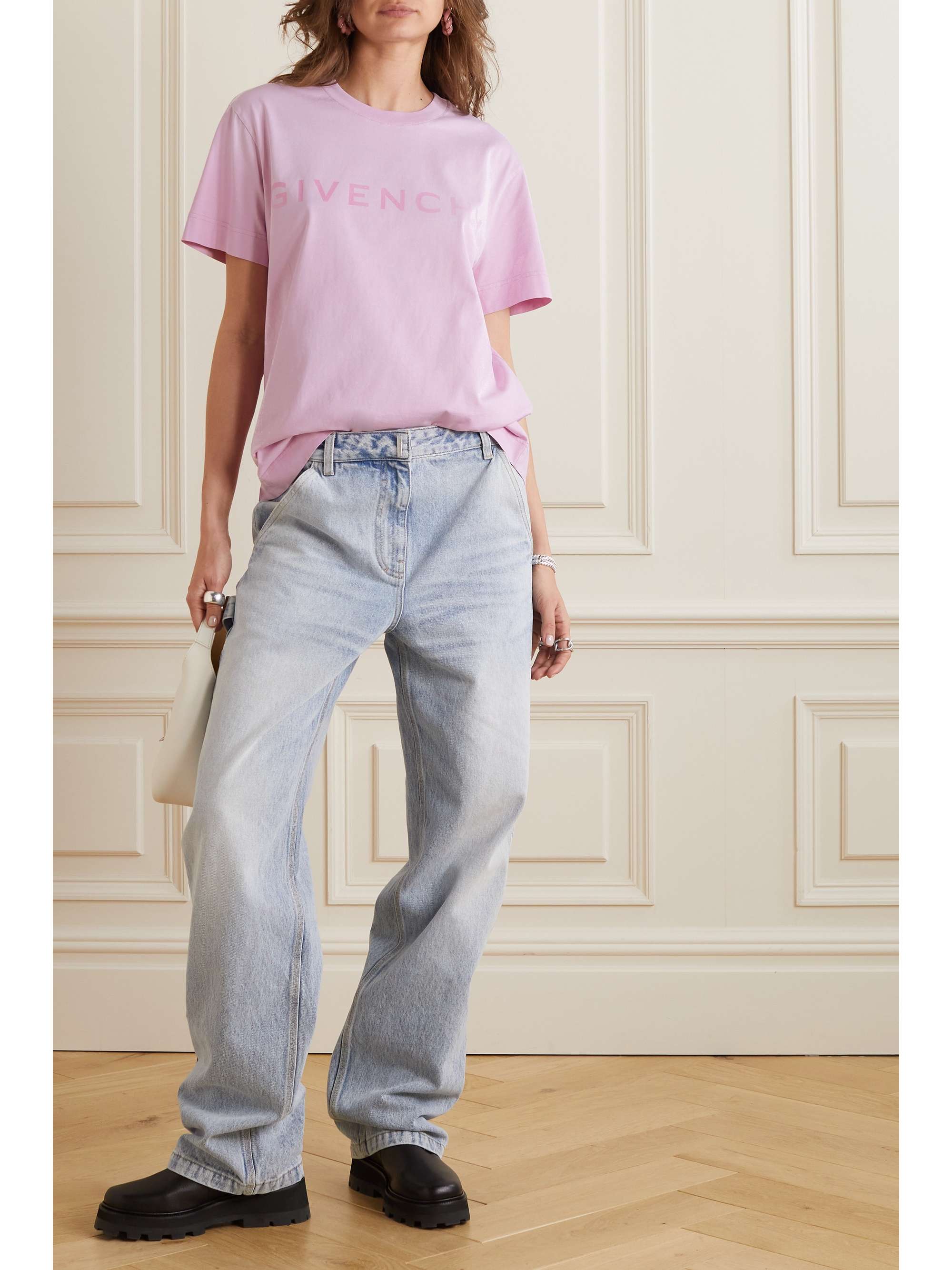 GIVENCHY Printed cotton-jersey T-shirt
