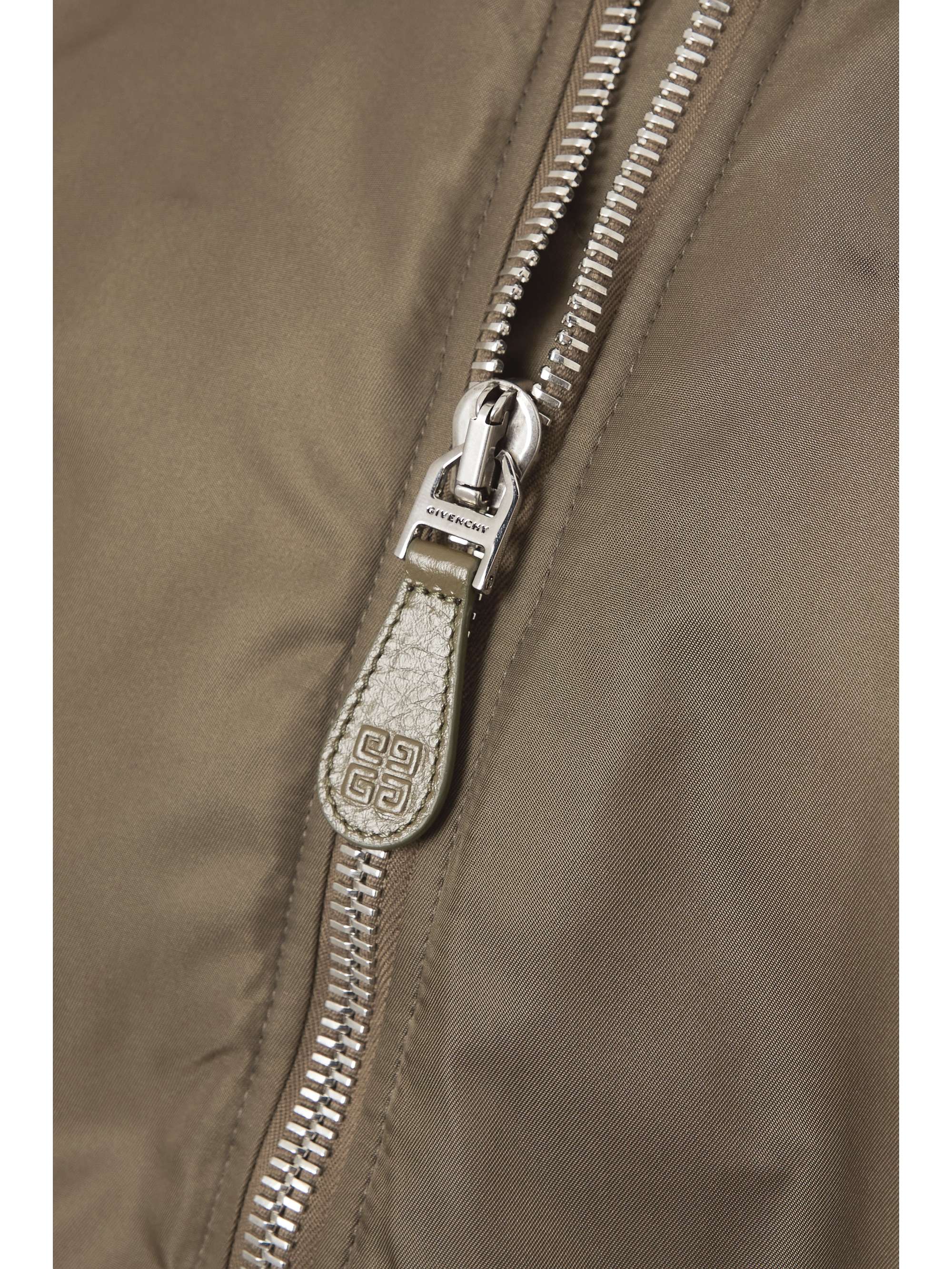GIVENCHY Oversized hooded jersey and padded shell jacket