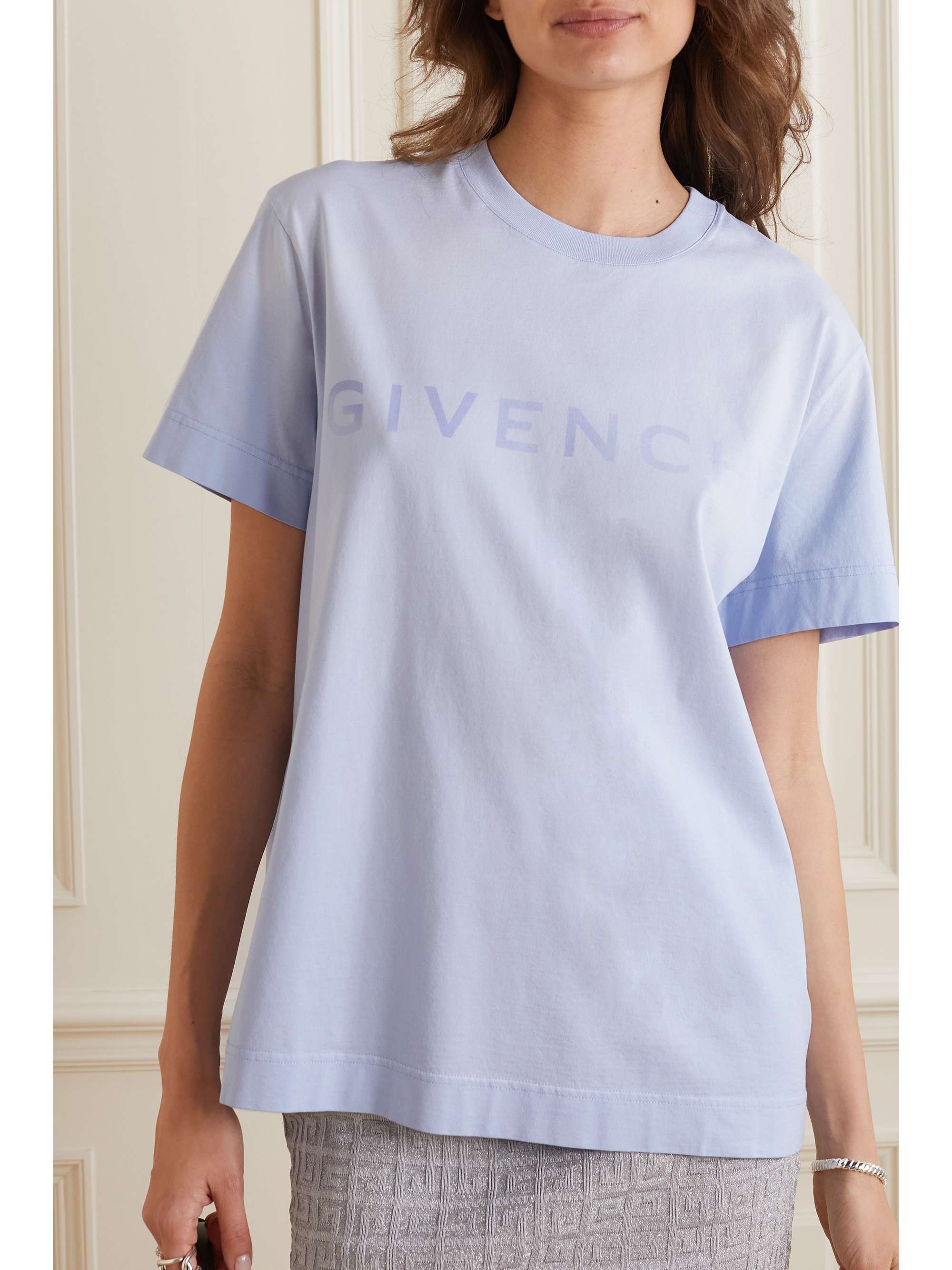 GIVENCHY Printed cotton-jersey T-shirt