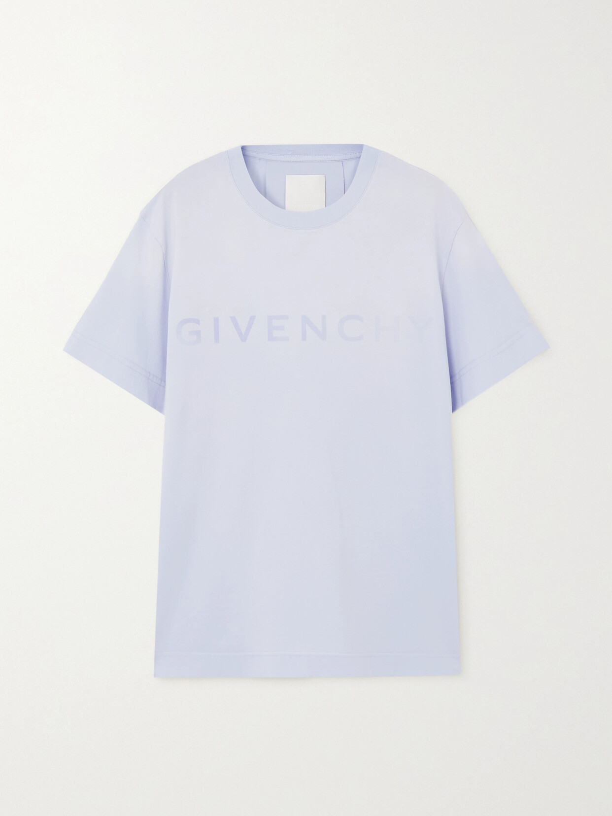 Givenchy Printed Cotton-jersey T-shirt - Blue