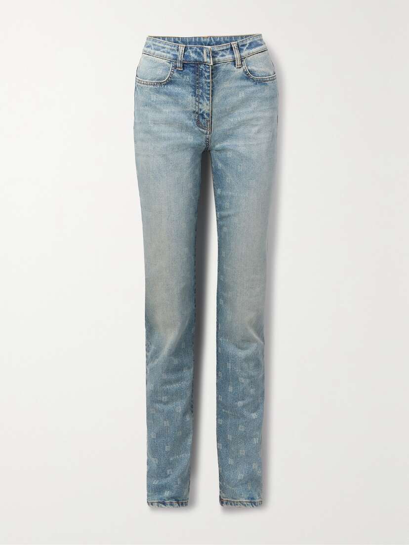 Givenchy Printed High-rise Skinny Jeans