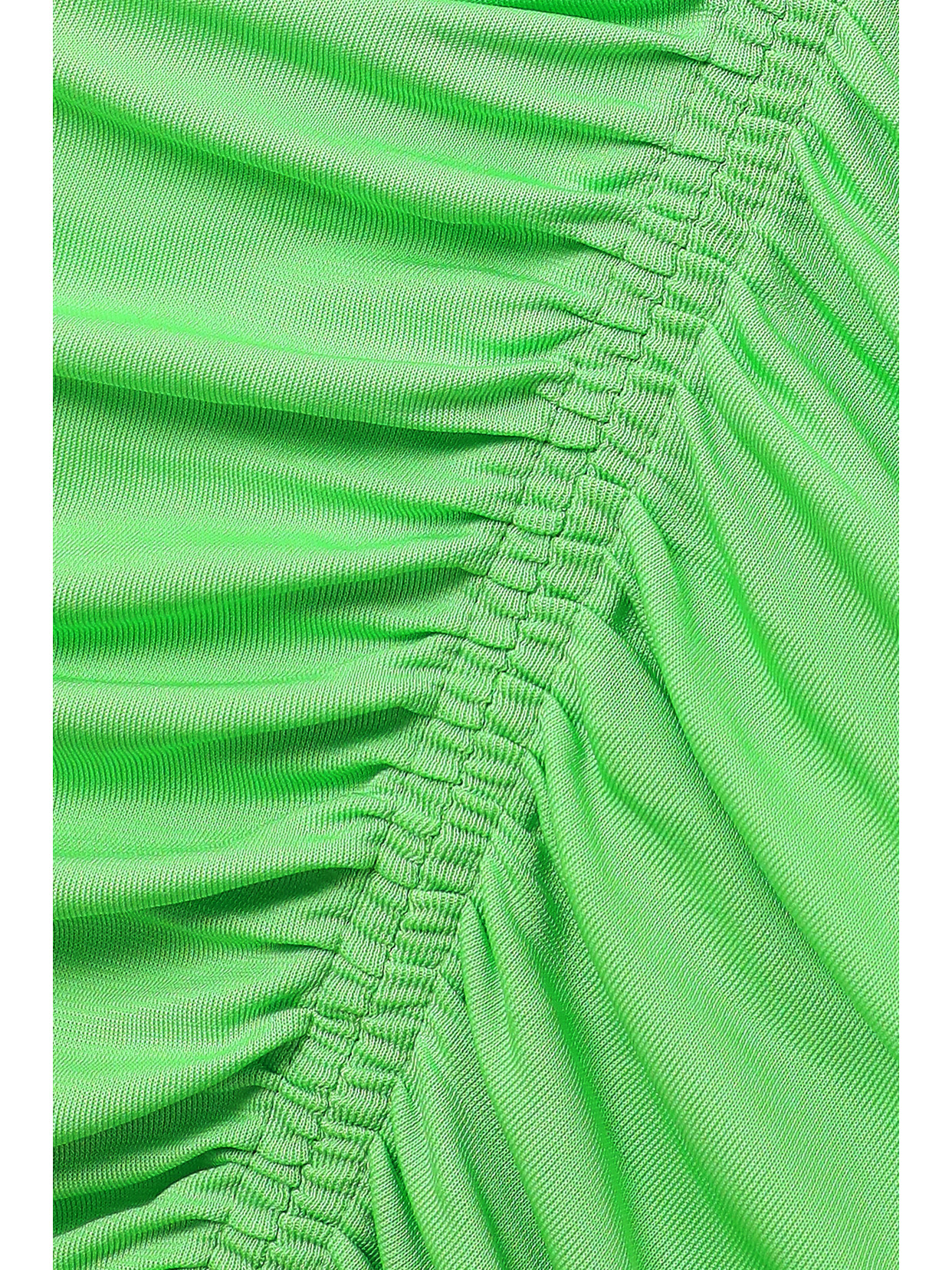 Givenchy Ruched Crepe De Chine Maxi Dress In Green