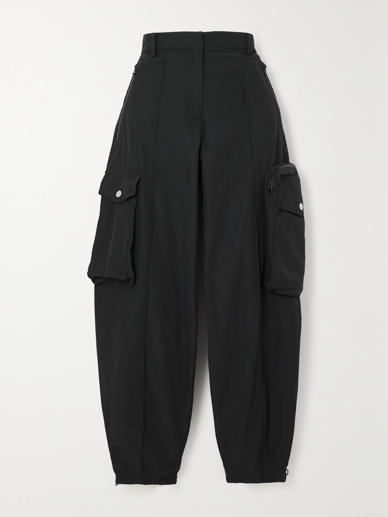 Stella McCartney - Organic Cotton-blend Cargo Pants - Black