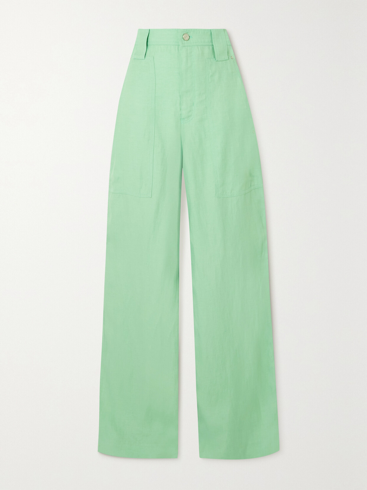 Stella McCartney - Paneled Twill Pants - Blue