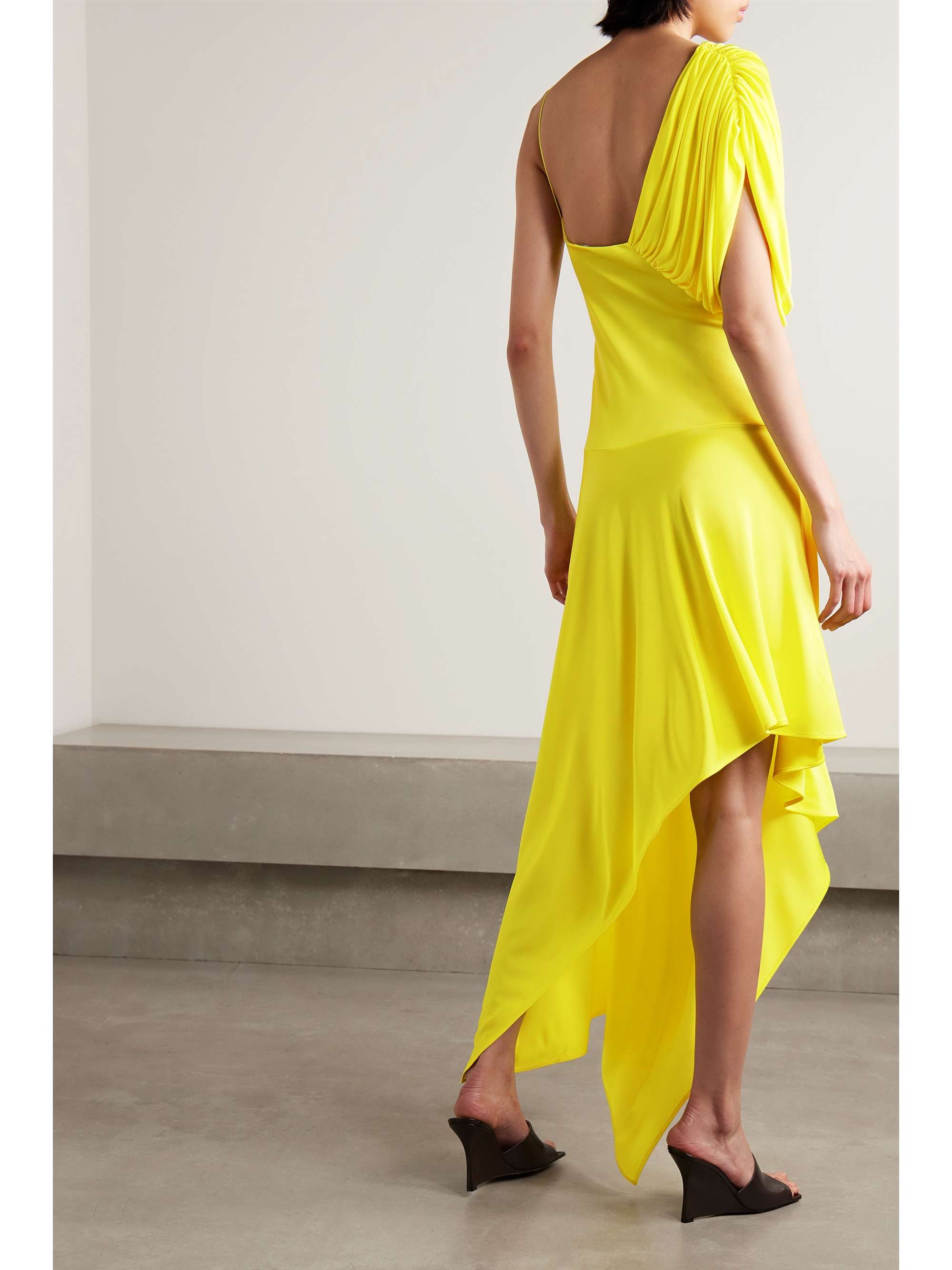 STELLA MCCARTNEY Asymmetric draped jersey dress