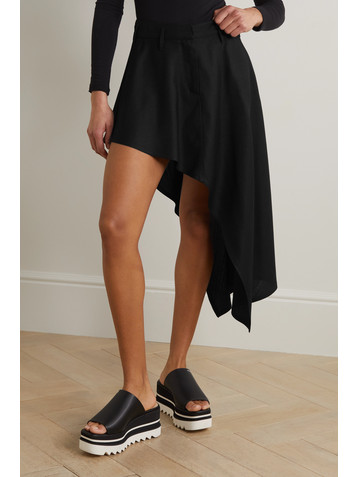 Stella McCartney Asymmetric woven skirt