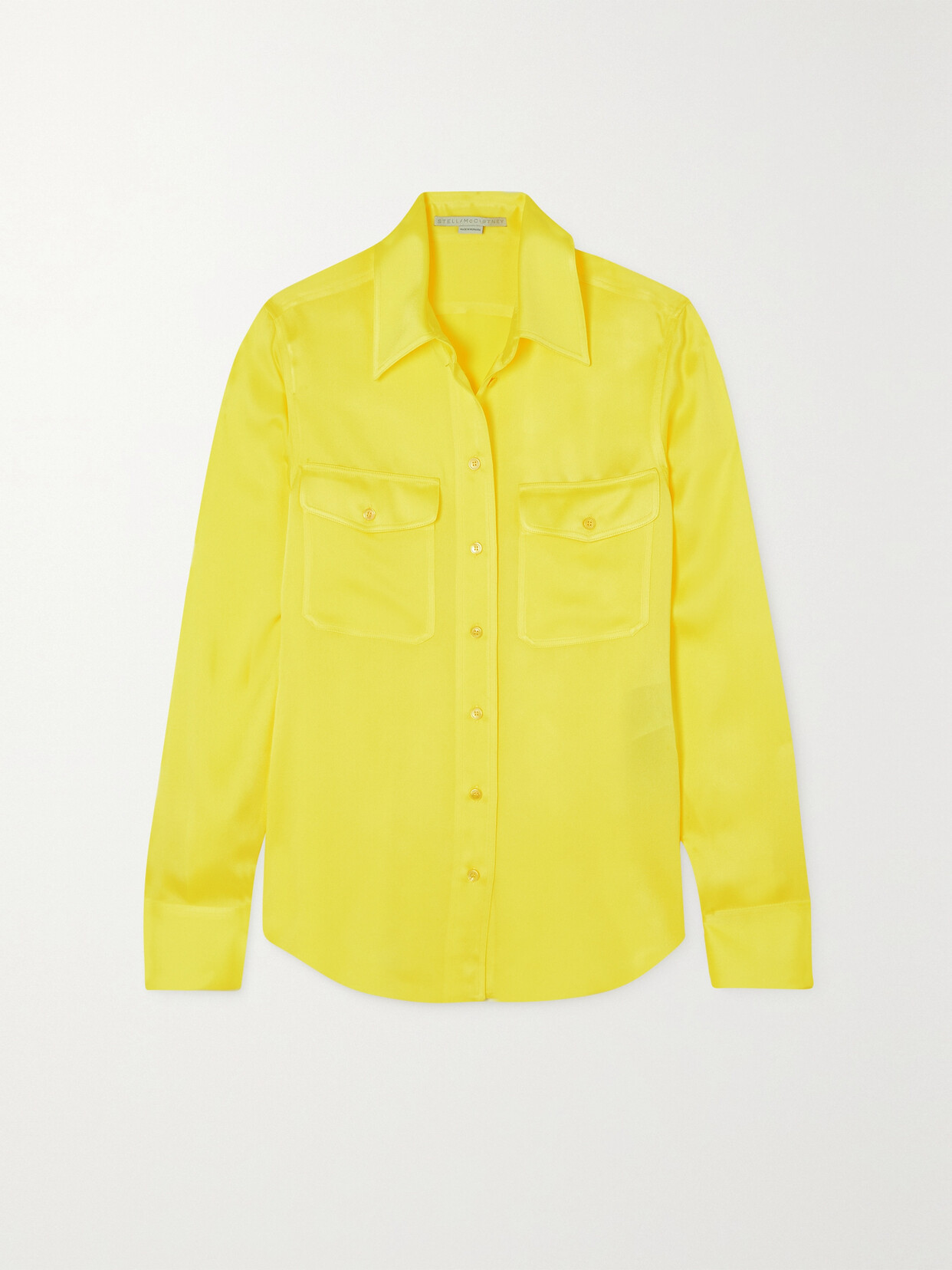 Stella McCartney - Satin Shirt - Yellow