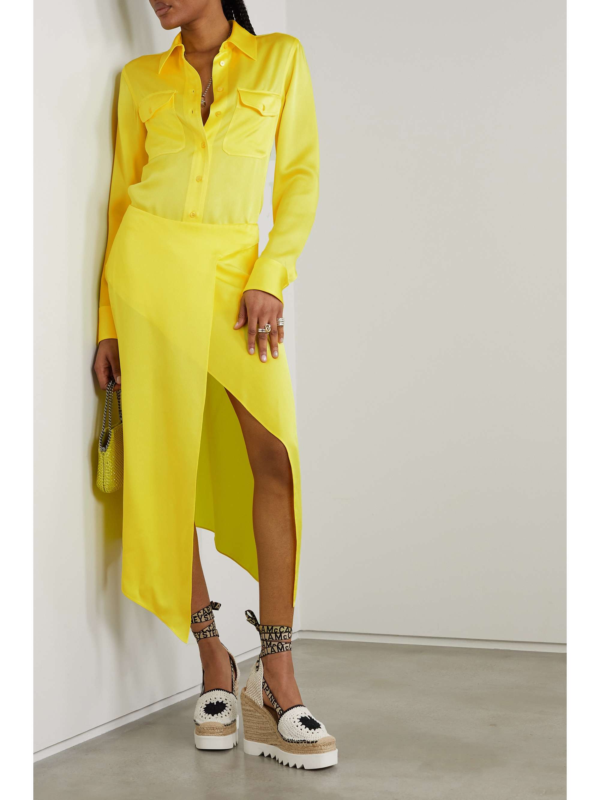 STELLA MCCARTNEY Satin shirt