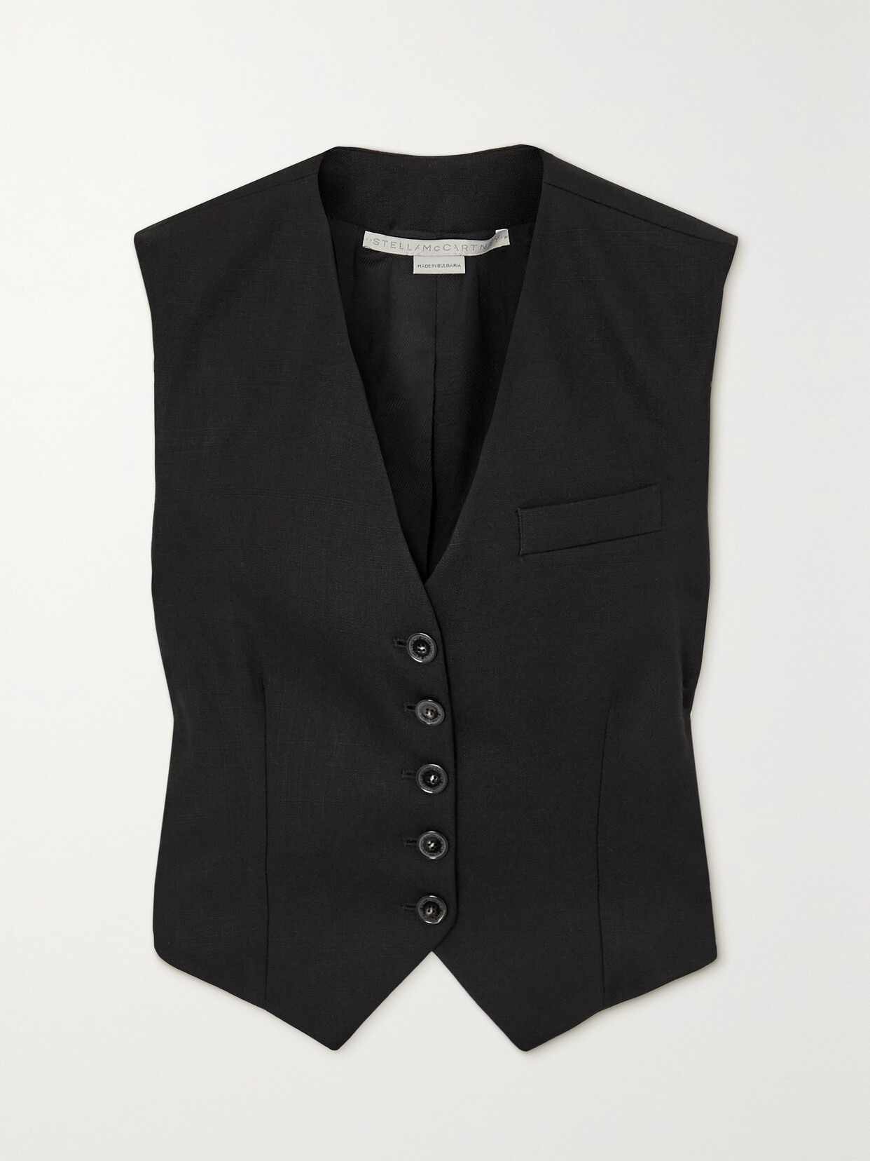 Stella McCartney - Woven Vest - Black