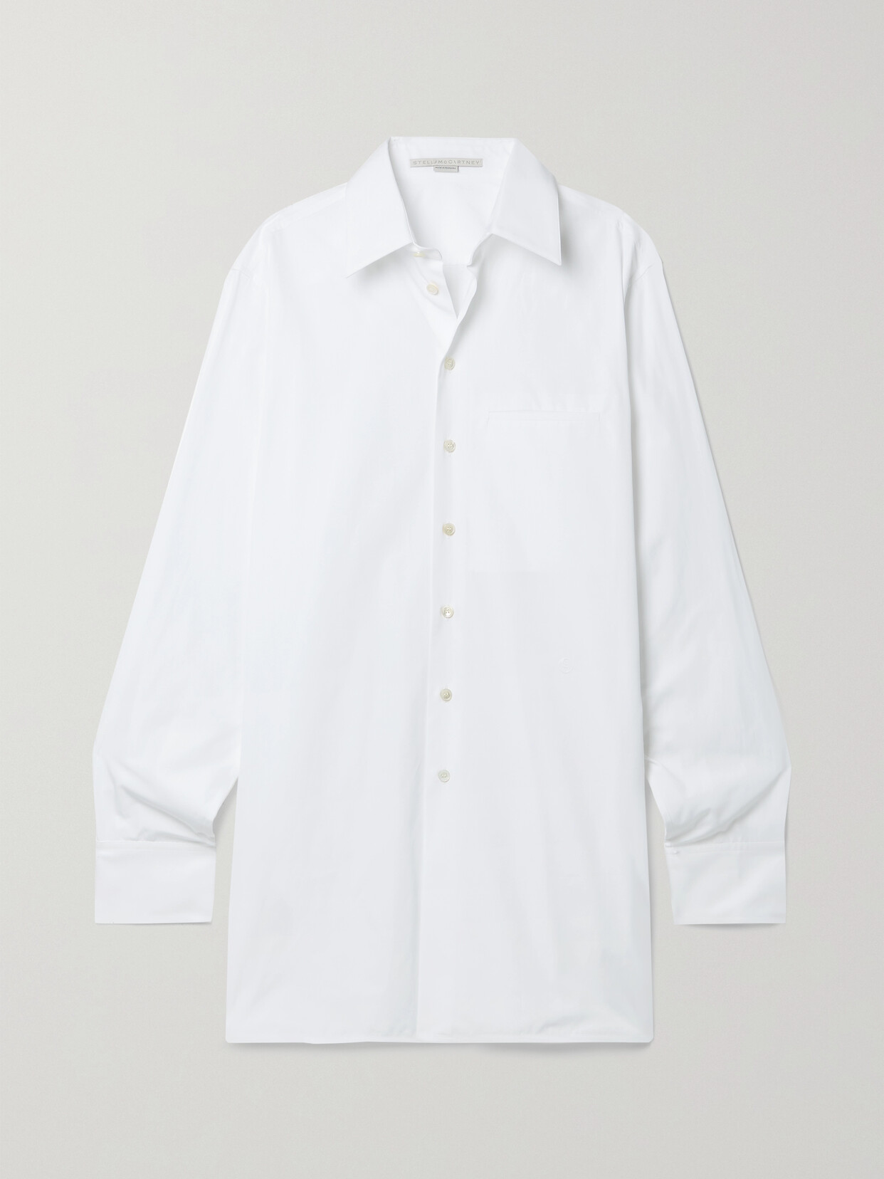 Stella McCartney - Oversized Cotton-poplin Shirt - White