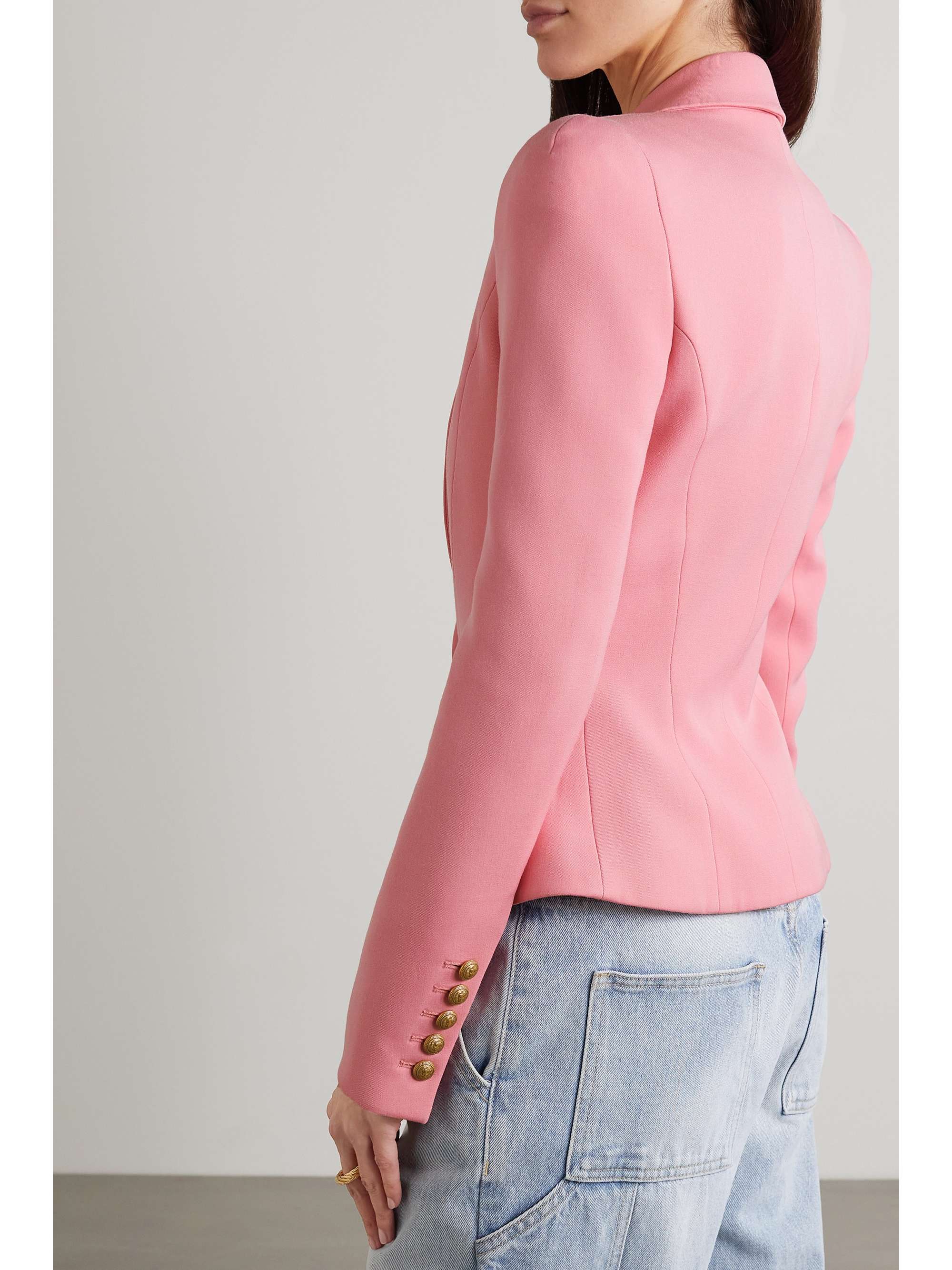 BALMAIN Wool-piqué blazer
