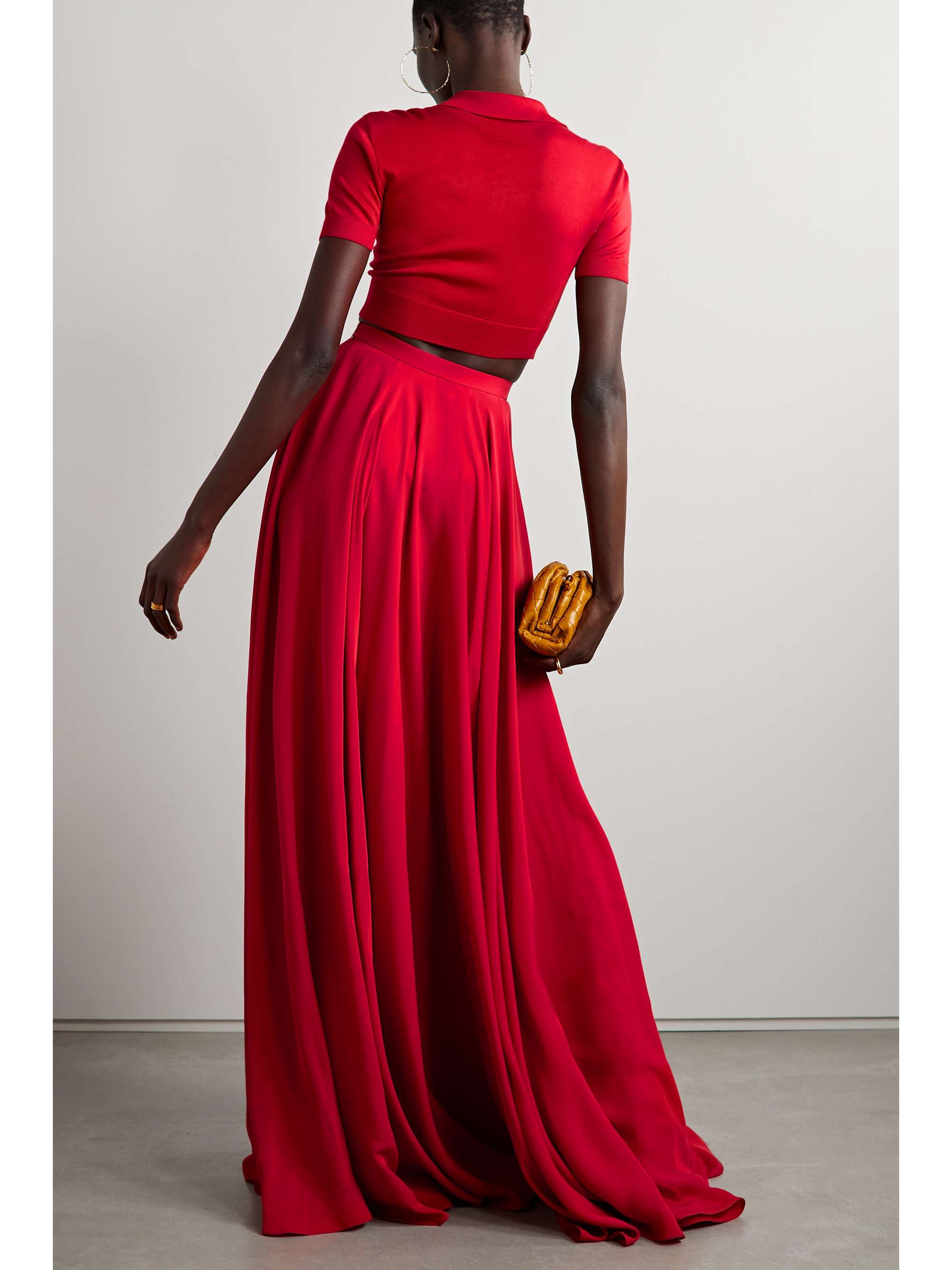 RALPH LAUREN COLLECTION Maguire woven maxi skirt
