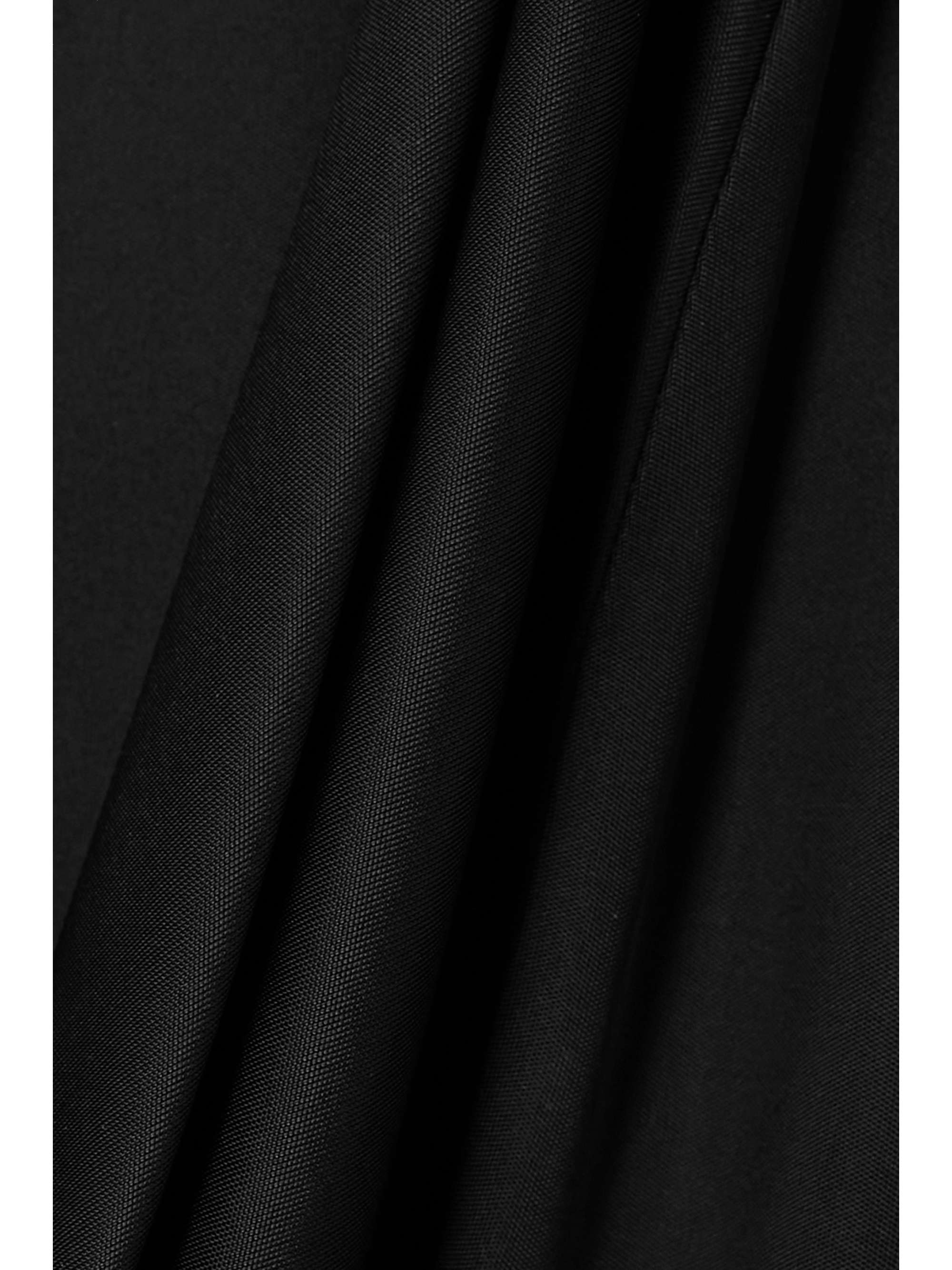 VERSACE Draped duchesse-satin maxi dress