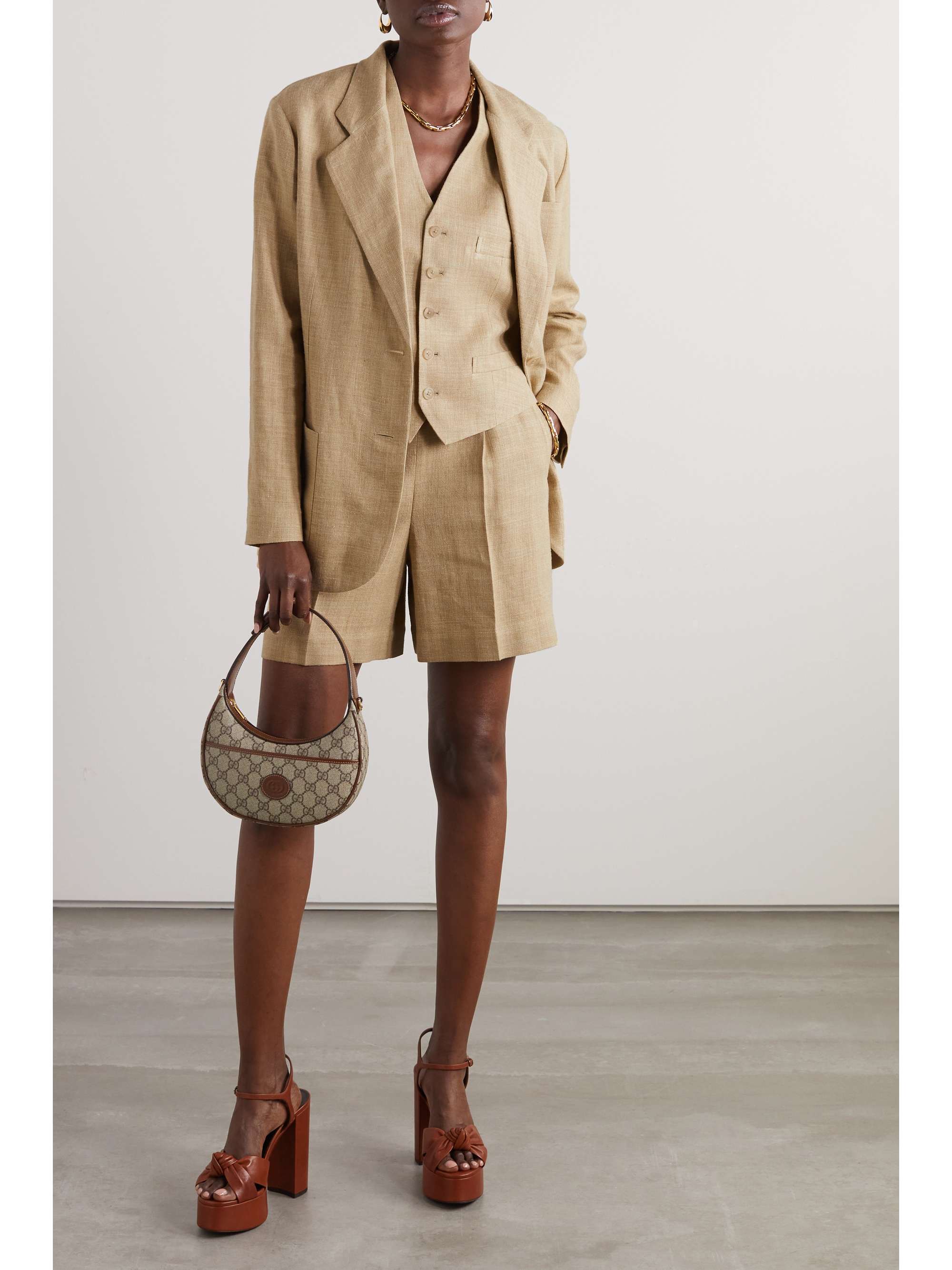 RALPH LAUREN COLLECTION Jaiden checked tweed vest