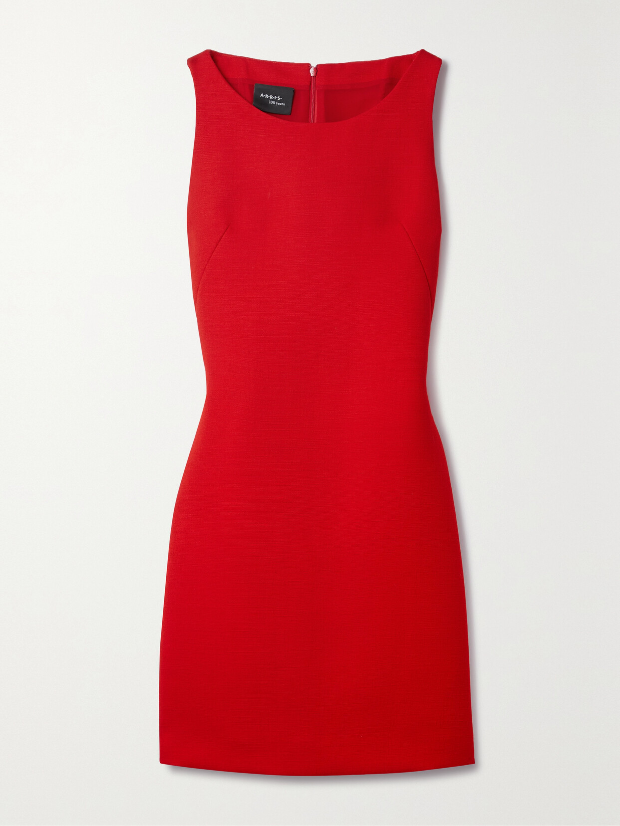 Akris - Wool-blend Mini Dress - Red