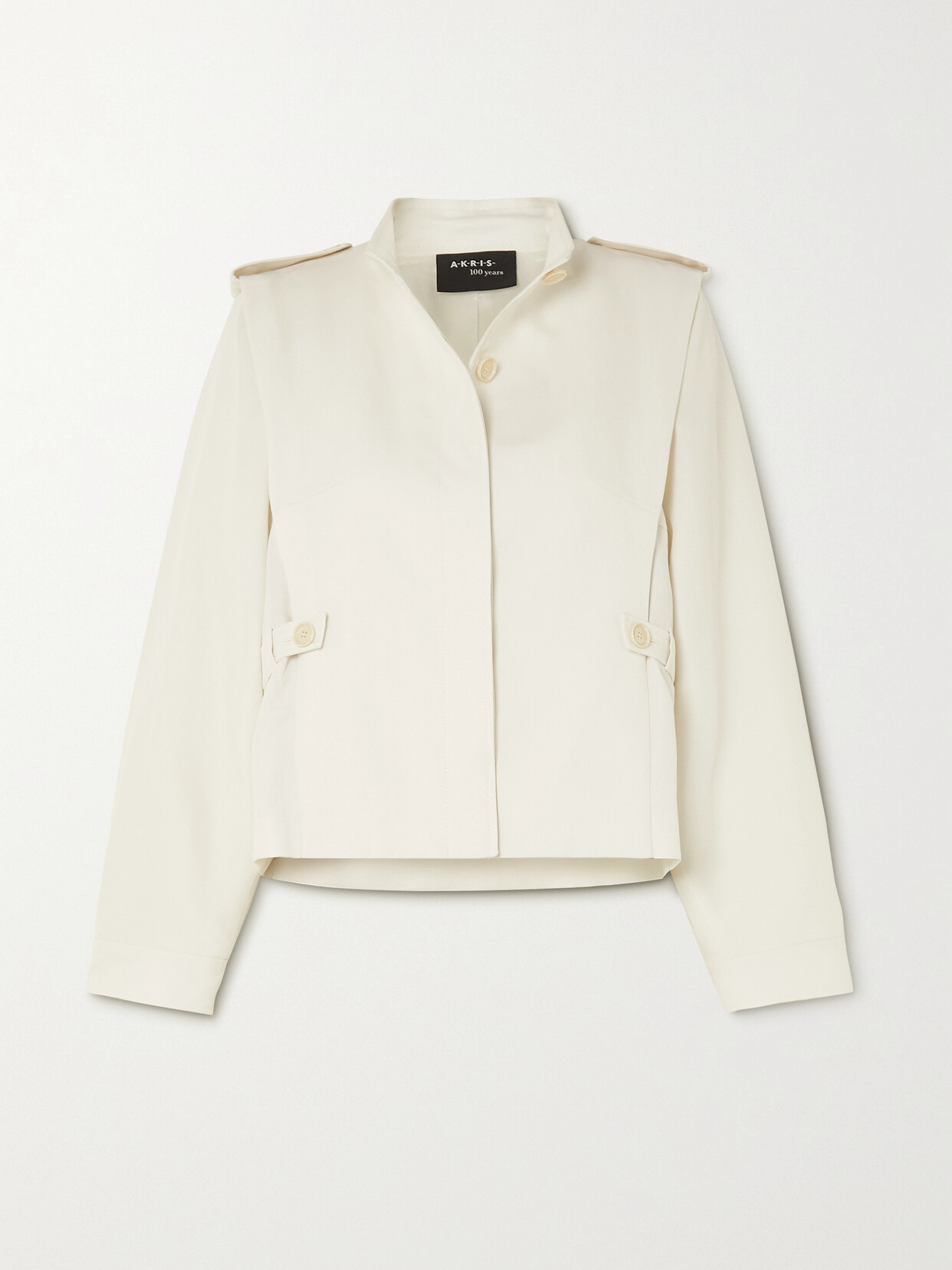 Akris - Gregory Cotton And Linen-blend Twill Jacket - Off-white
