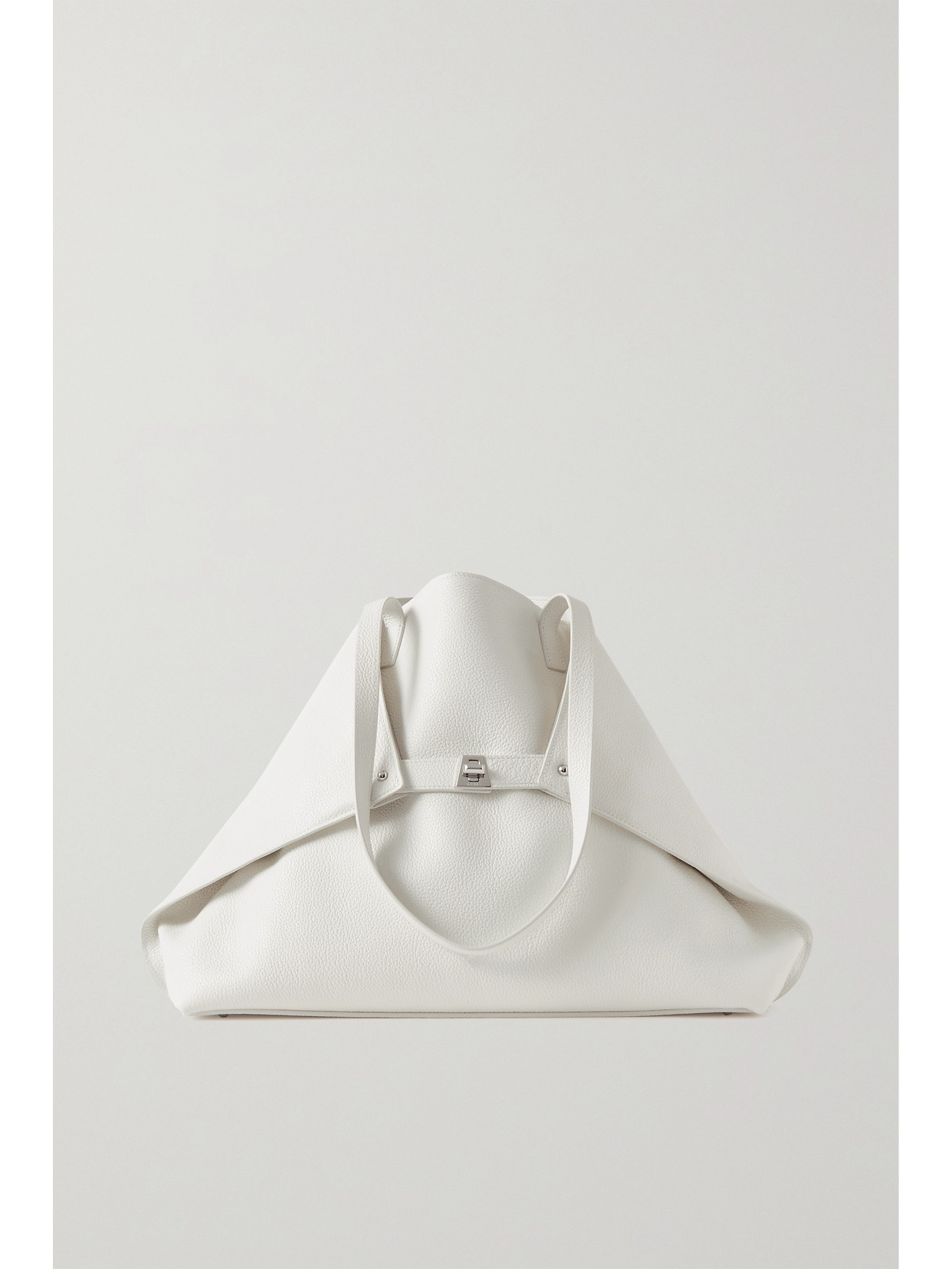 Akris - Ai Textured-leather Tote - White