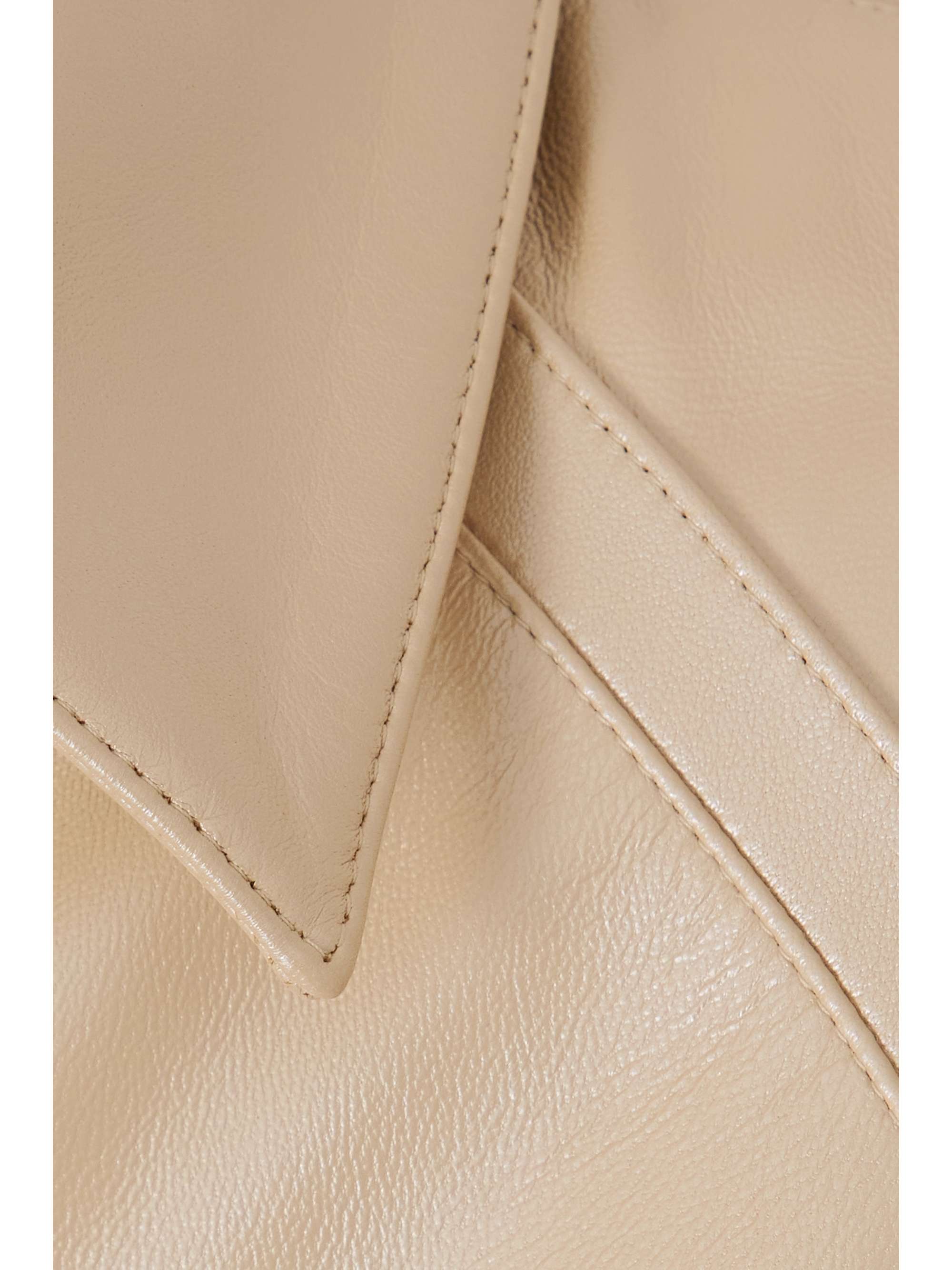 AKRIS Gina iridescent leather jacket