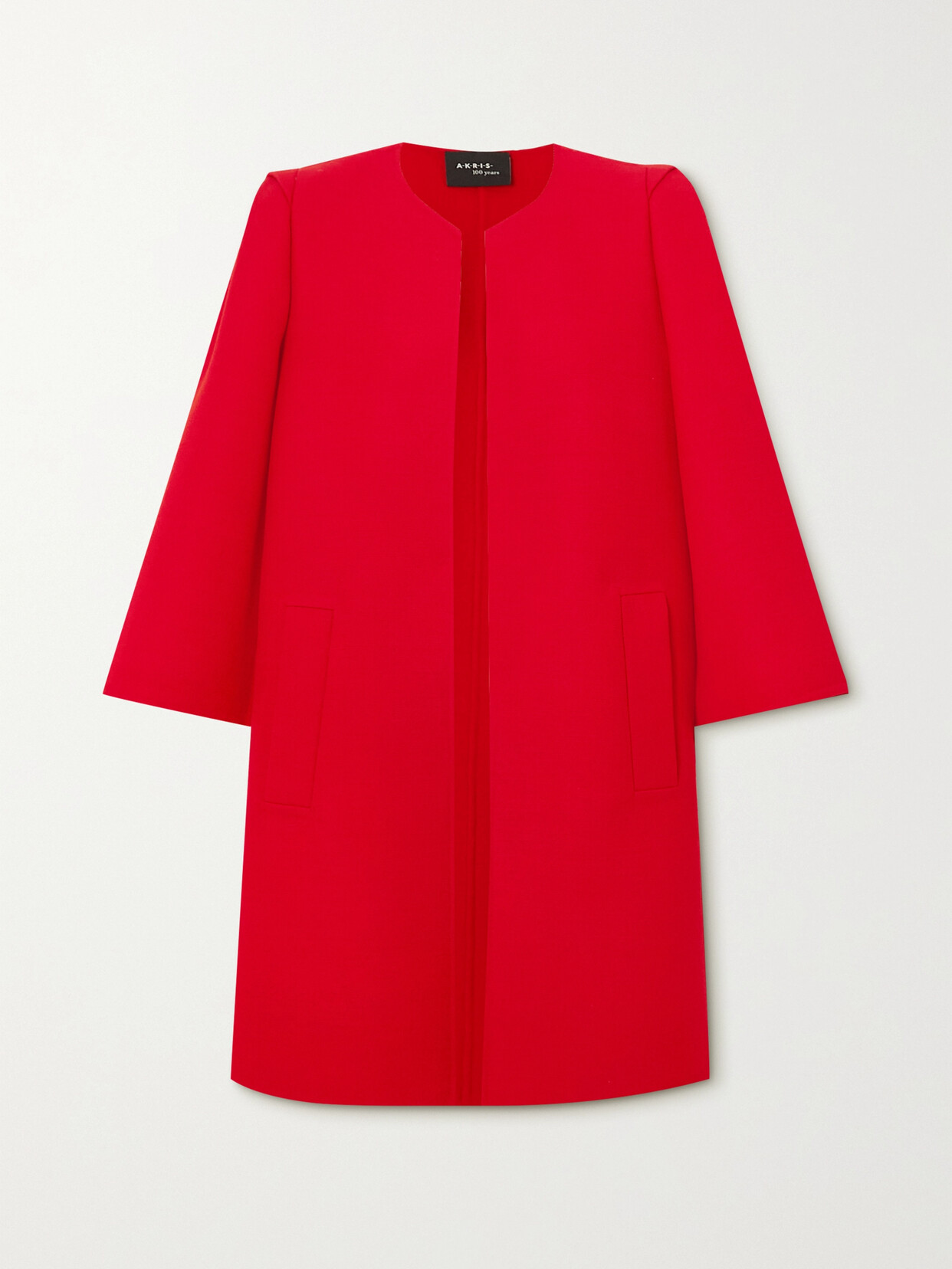 Akris - Oriana Wool-blend Twill Coat - Red