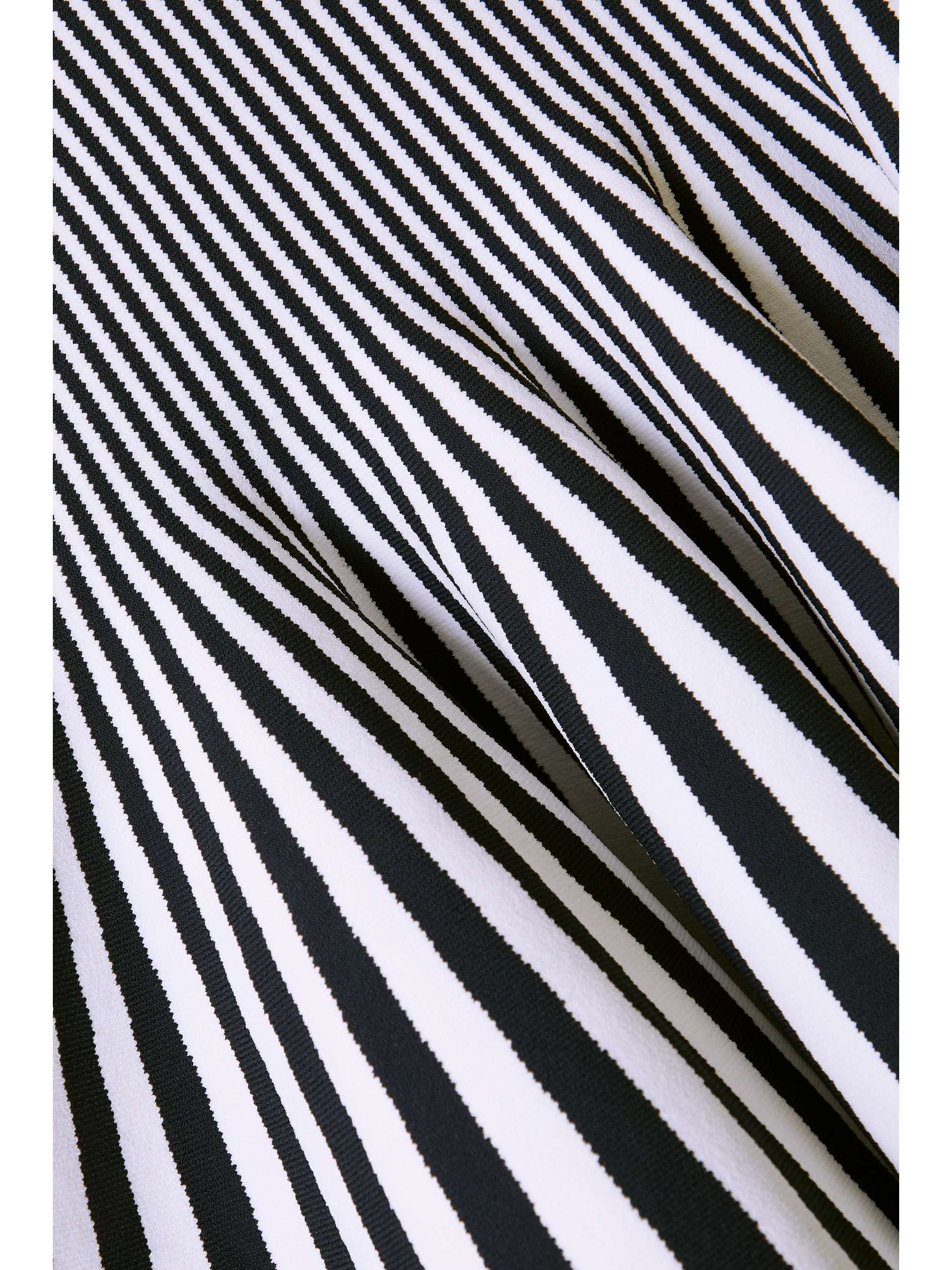 LOEWE Striped stretch-knit mini dress