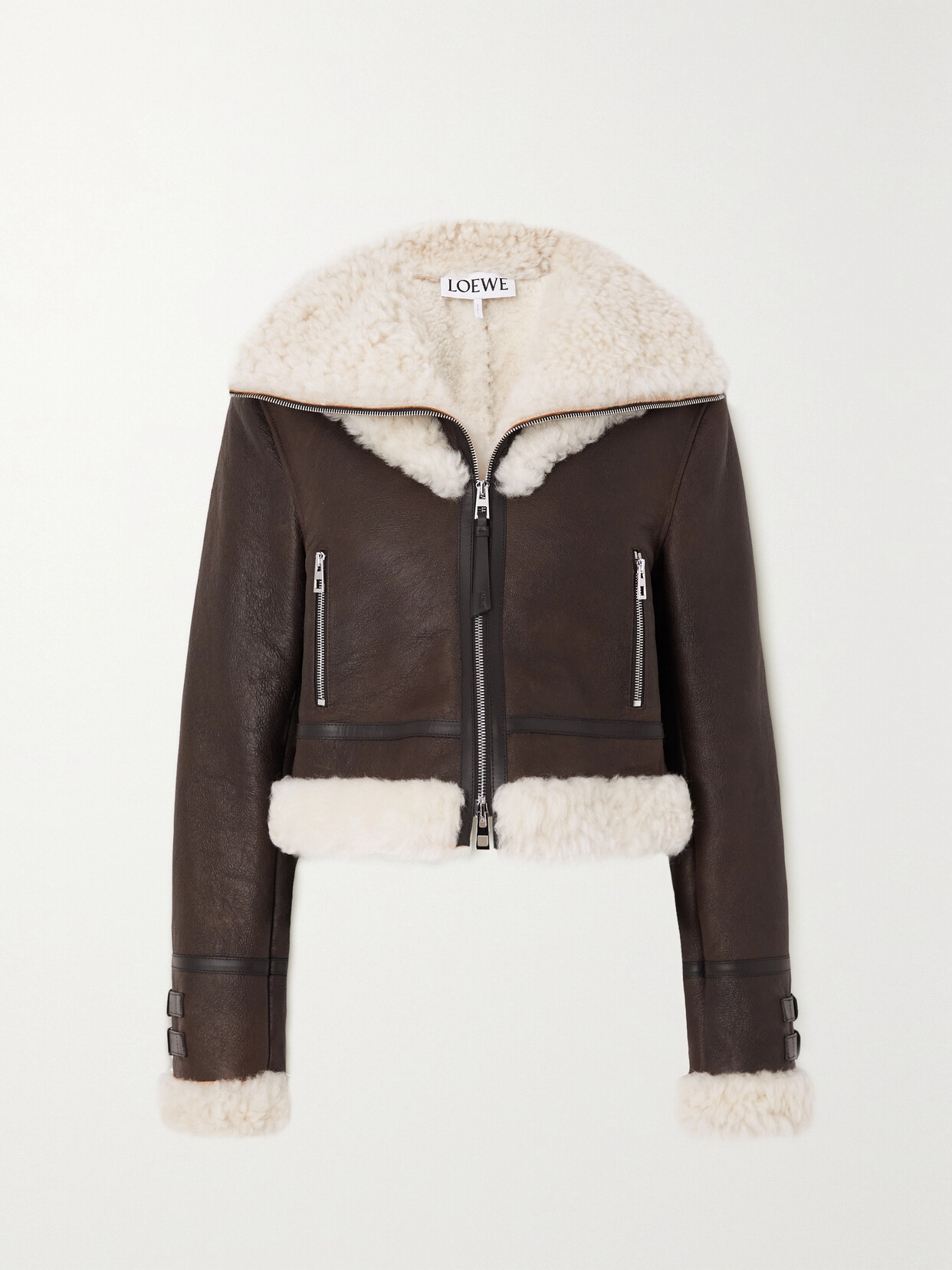 Loewe - Shearling Jacket - Brown