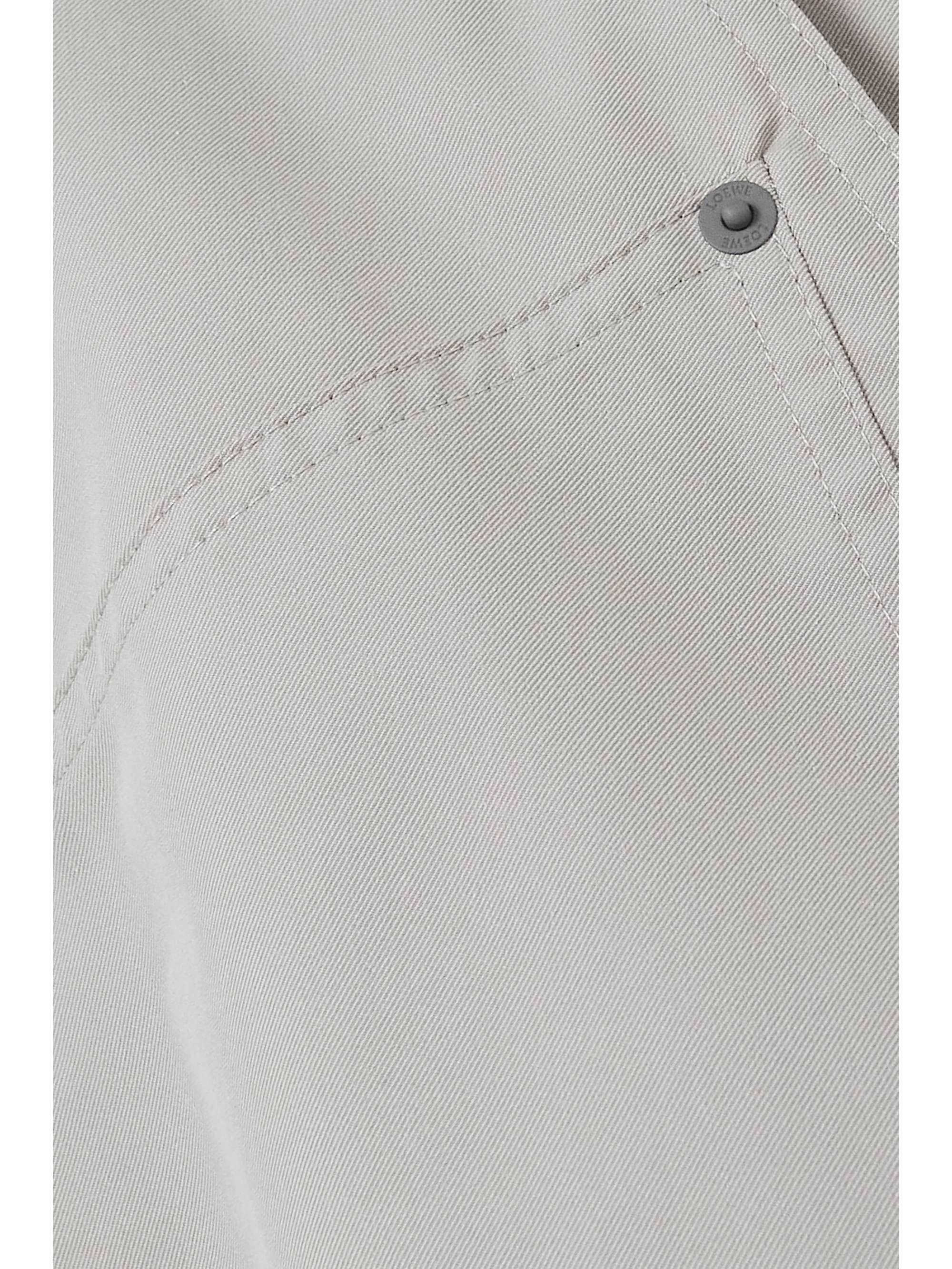 LOEWE Cotton-blend gabardine tapered cargo pants