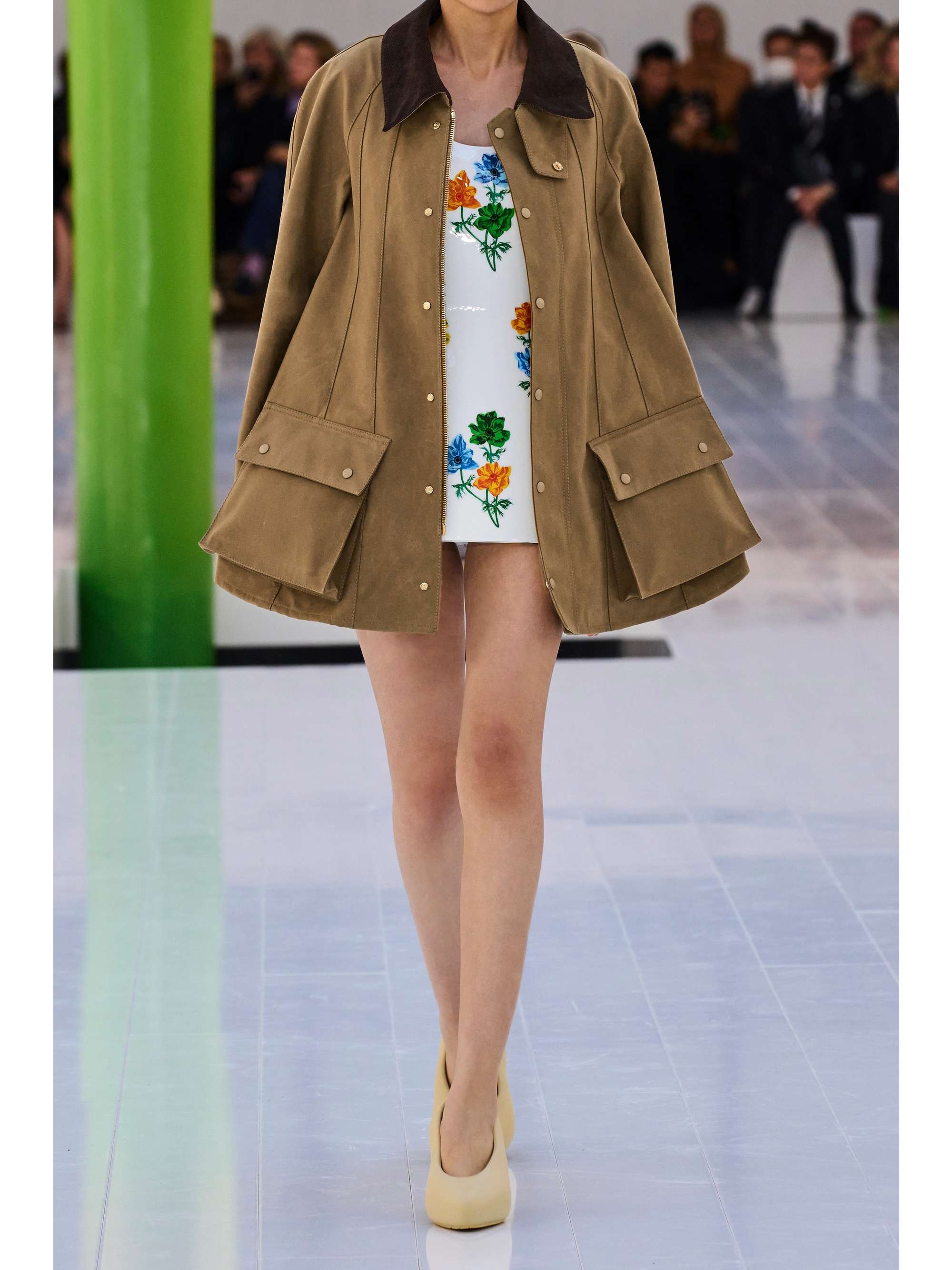 LOEWE Corduroy-trimmed cotton-canvas jacket