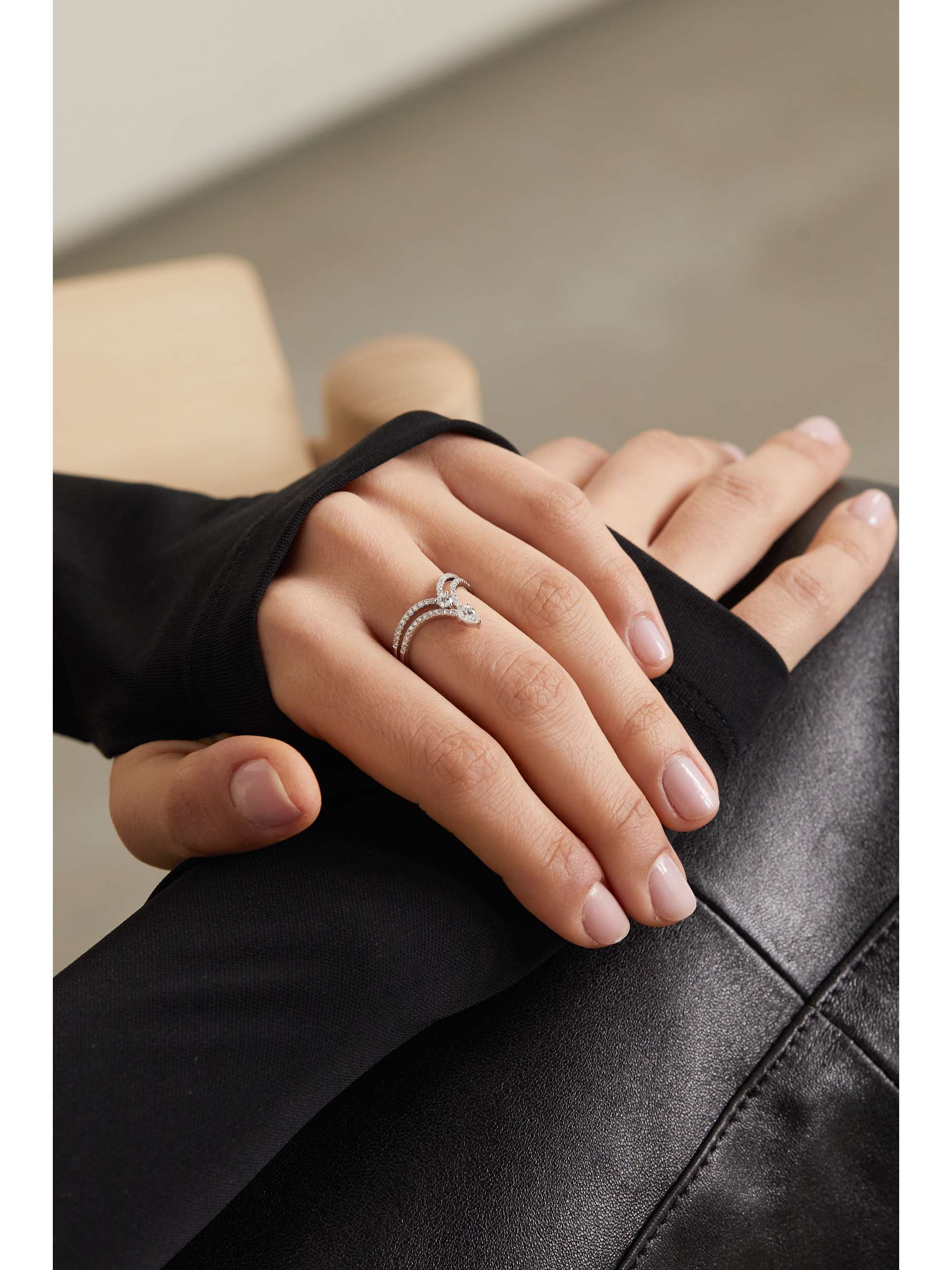 White gold deals diamond ring