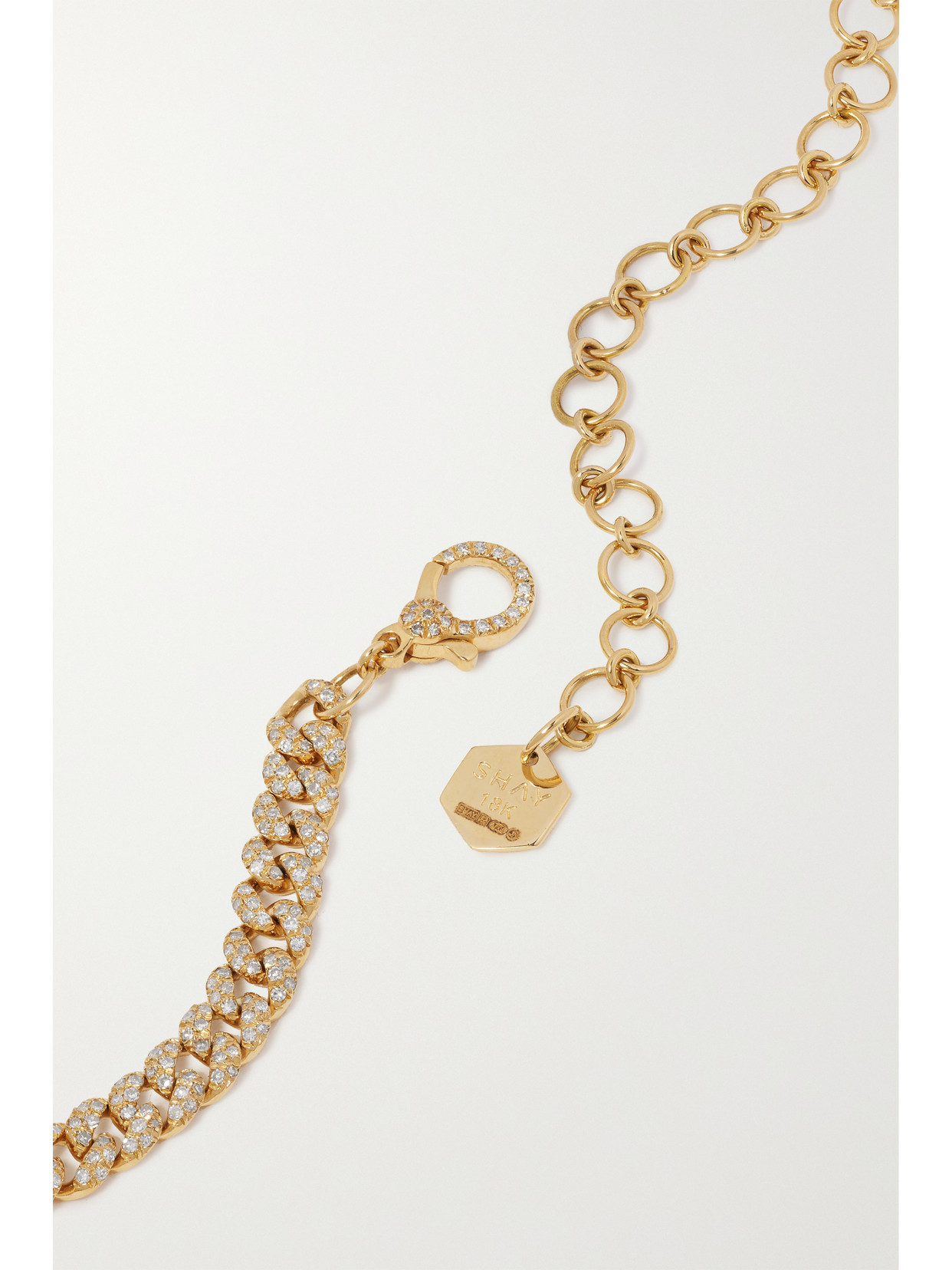Shay Mini 18-karat Gold Diamond Choker In Gold