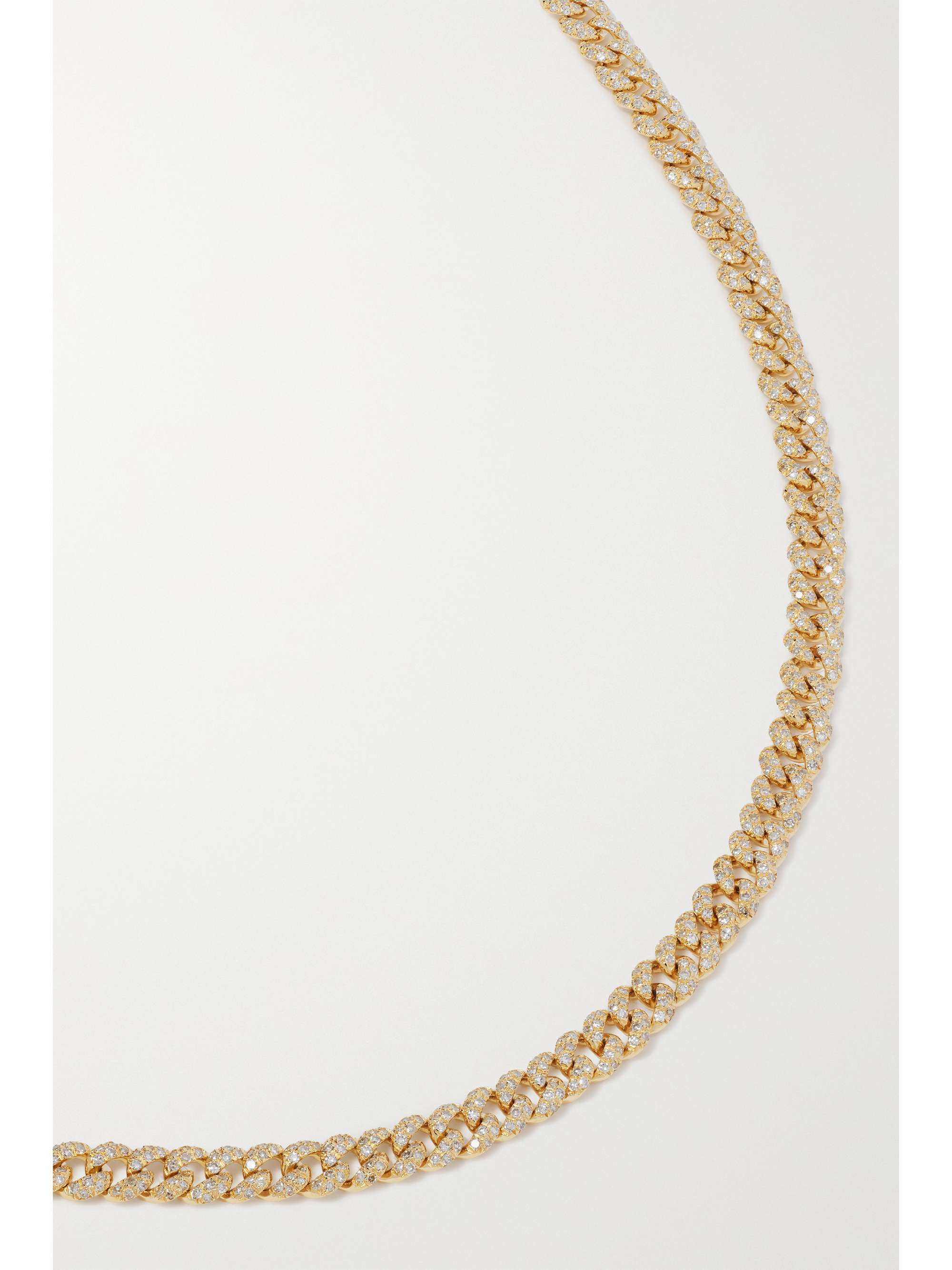SHAY Mini 18-karat gold diamond choker