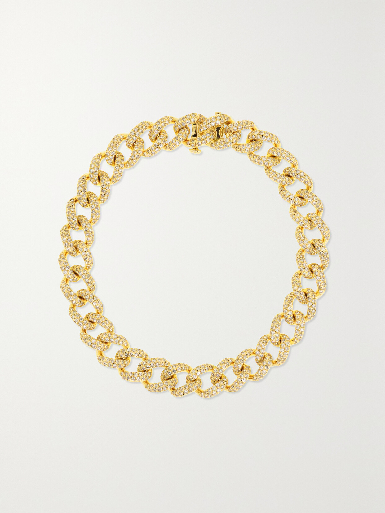 SHAY - Essential 18-karat Gold Diamond Bracelet - one size