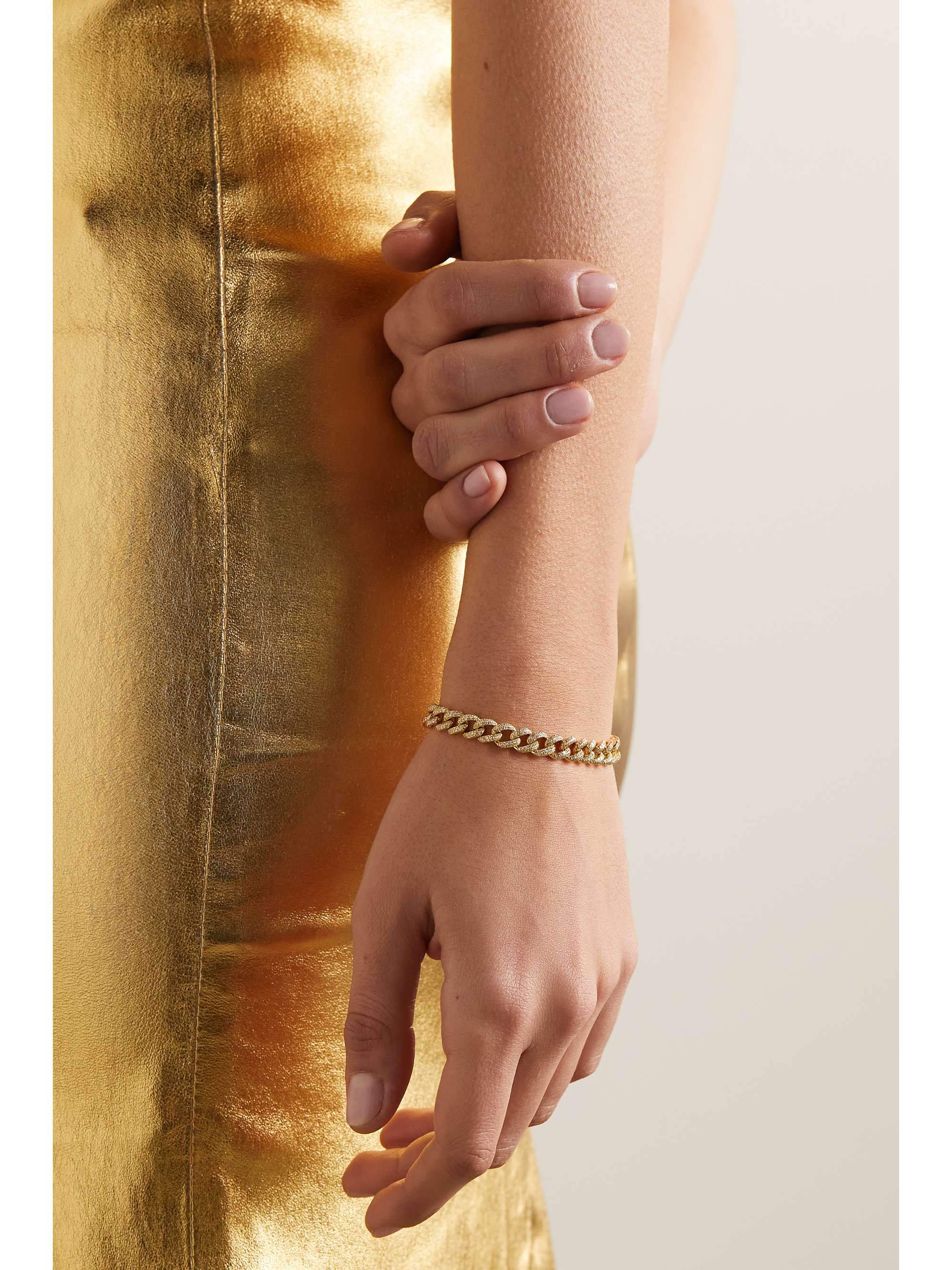SHAY Essential 18-karat gold diamond bracelet