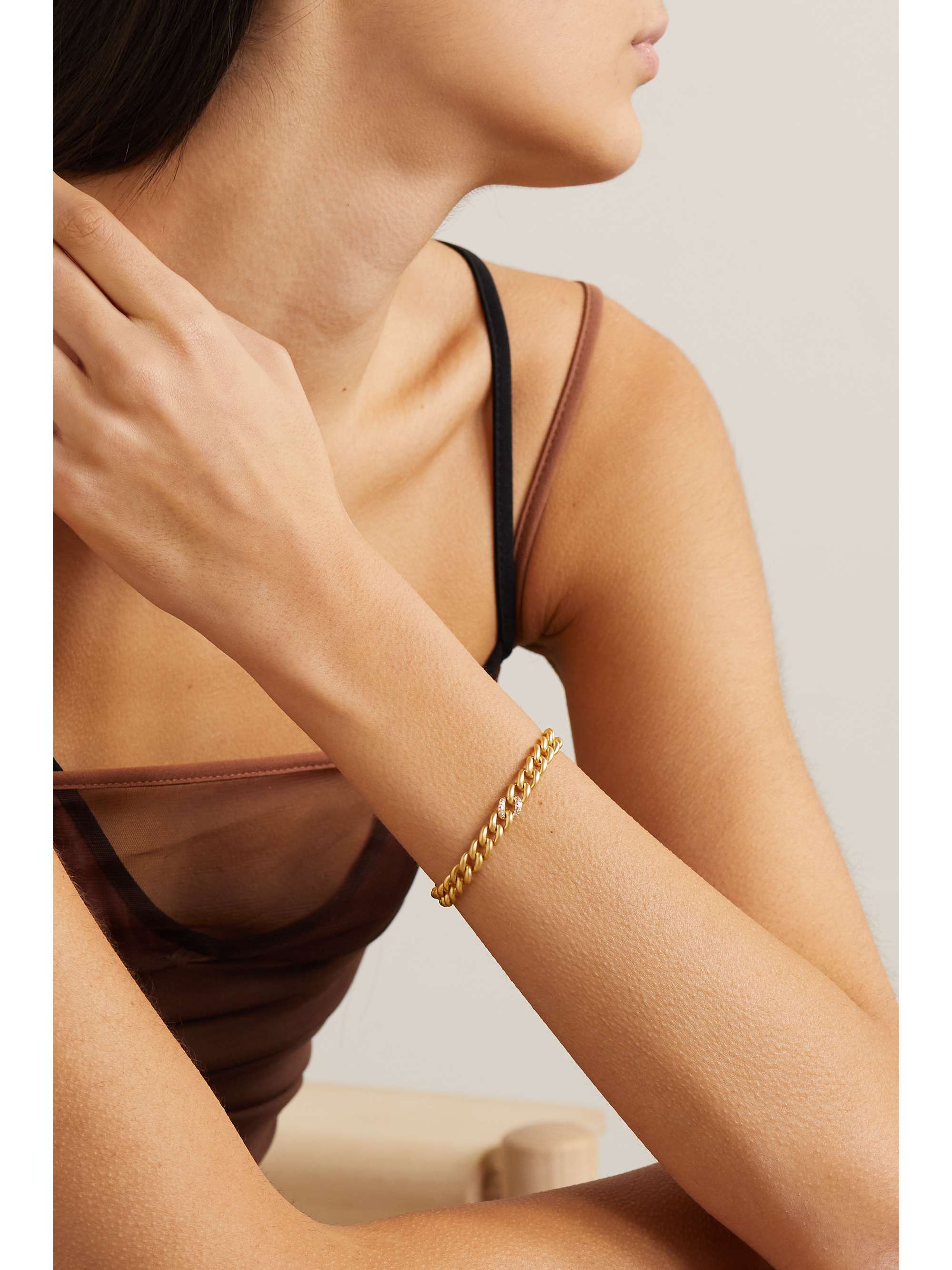 SHAY 18-karat gold diamond bracelet