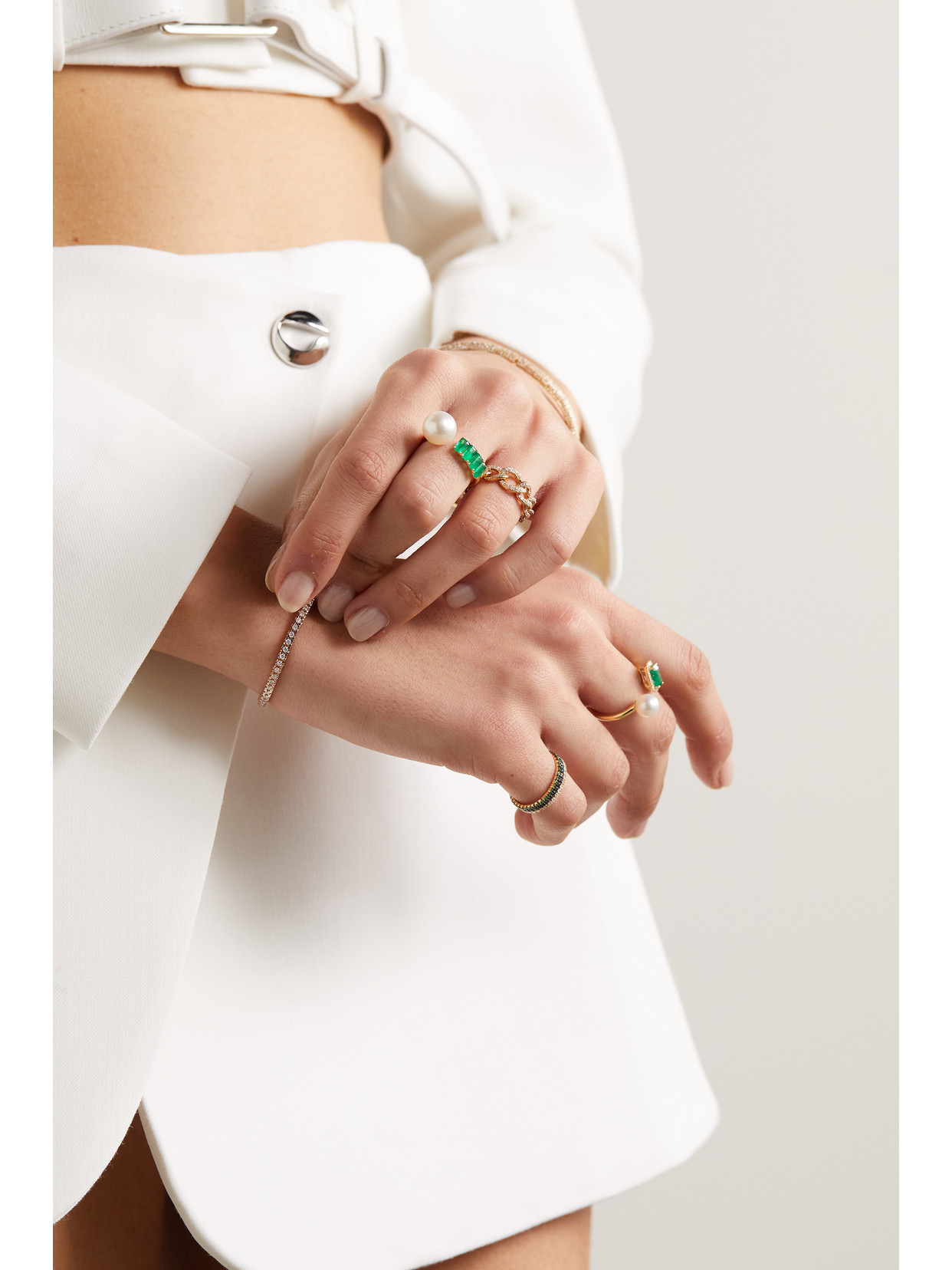 Shay 18-karat Gold Multi-stone Ring In Gold