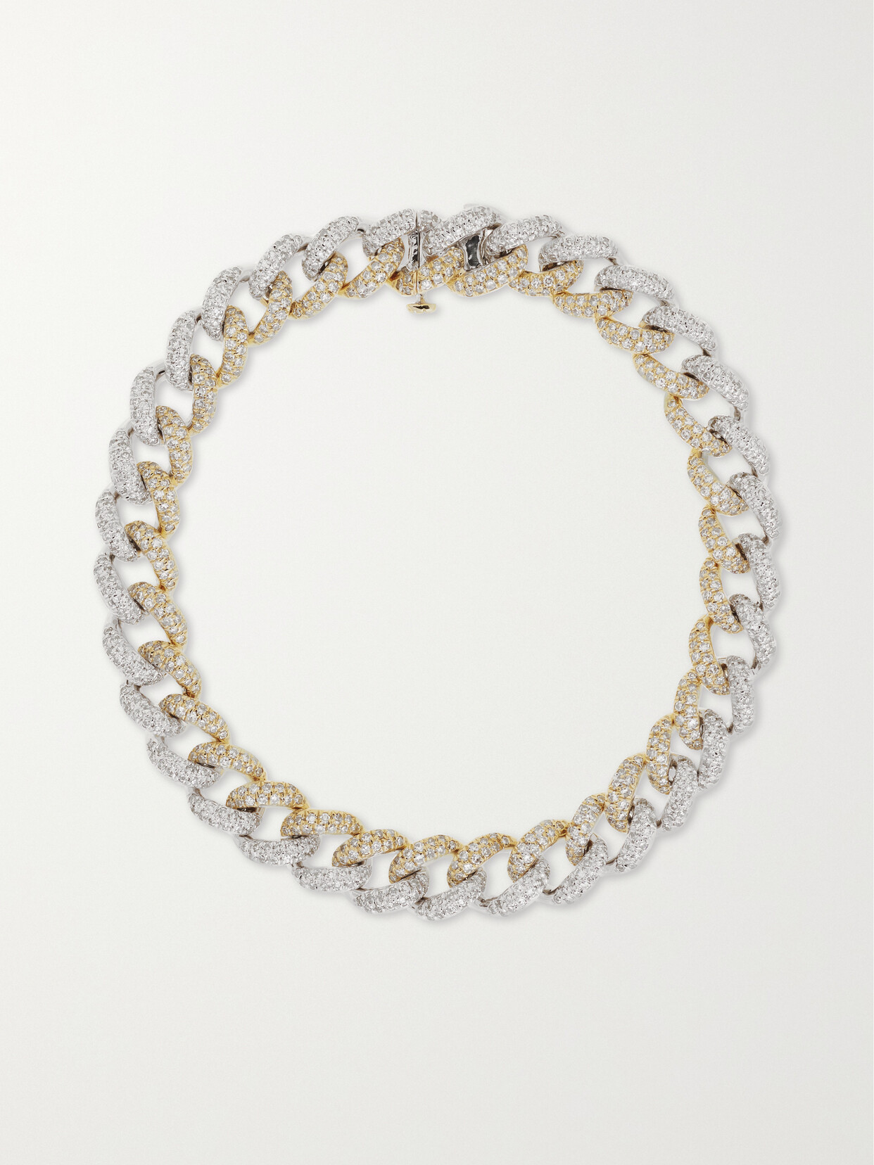 Shay Essential 18-karat Yellow And White Gold Diamond Bracelet