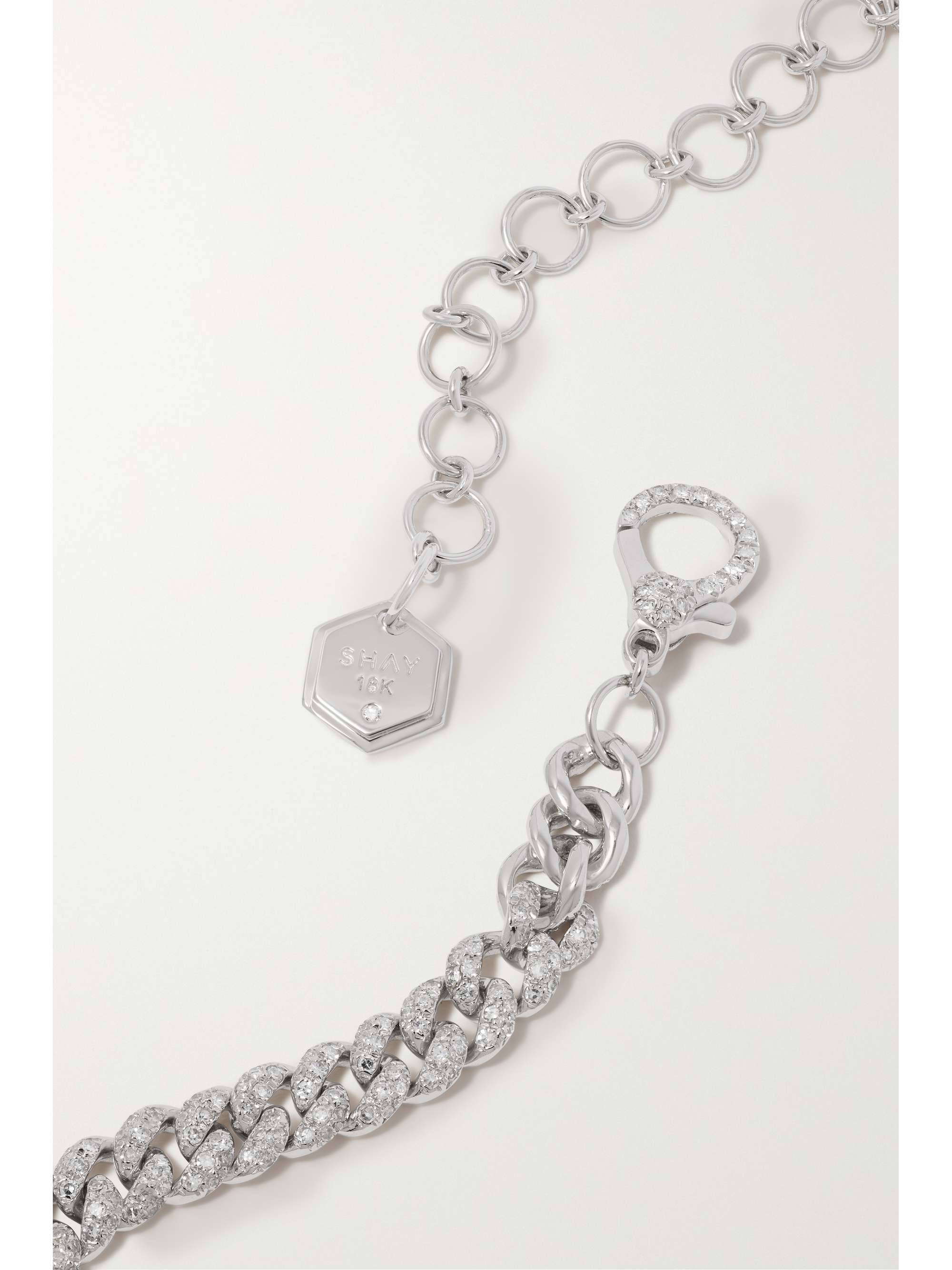 SHAY Mini 18-karat gold diamond choker