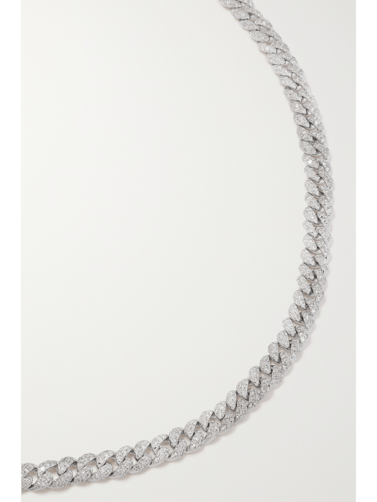 Shay Mini 18-karat White Gold Diamond Choker In White Gold