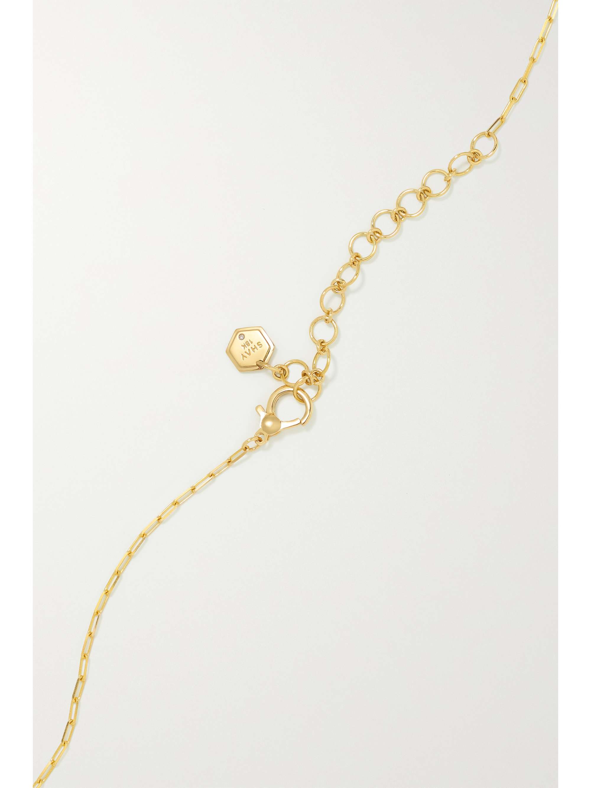 SHAY 18-karat gold multi-stone necklace