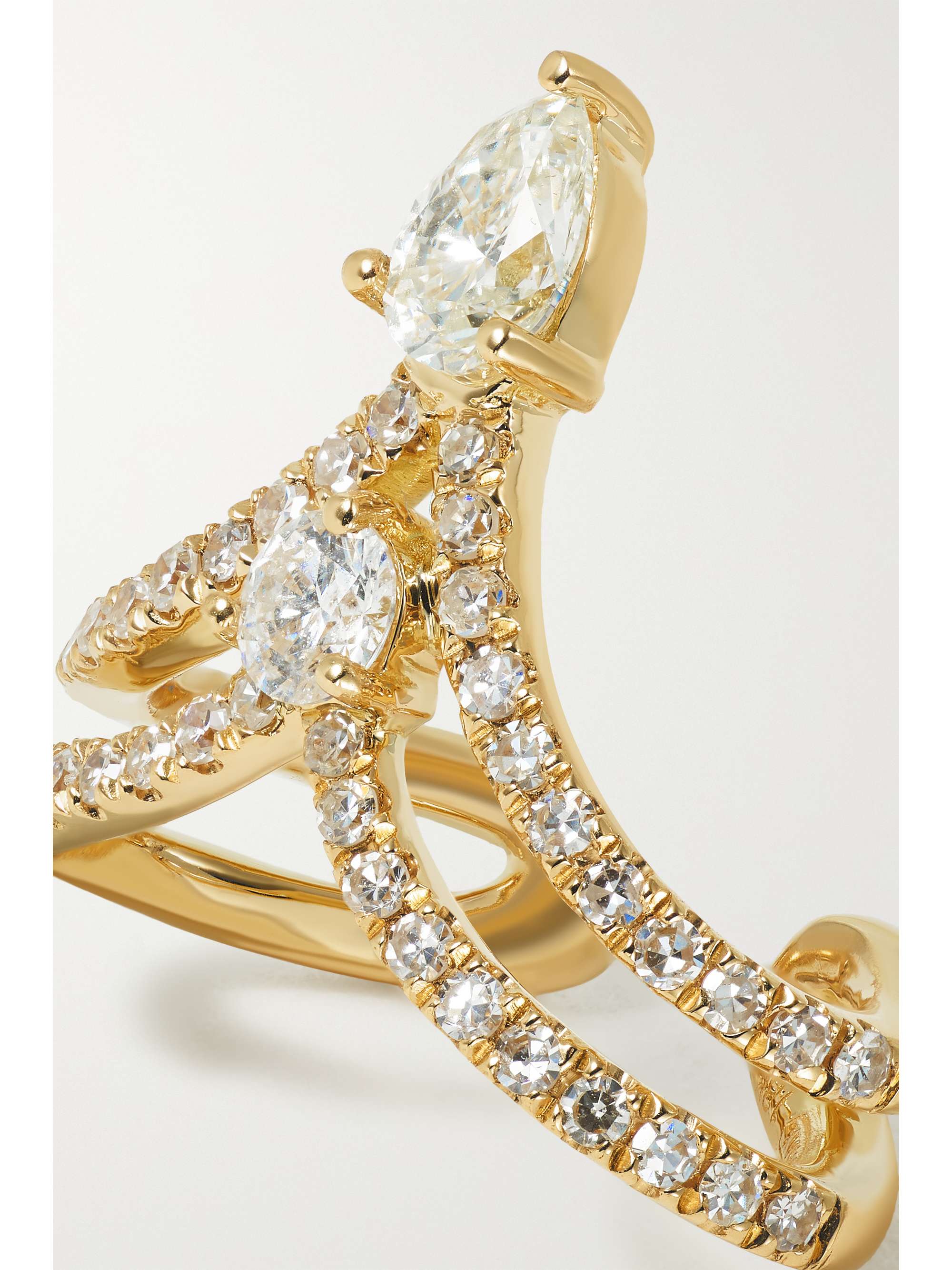 SHAY Ear Cuff aus 18 Karat Weißgold mit Diamanten