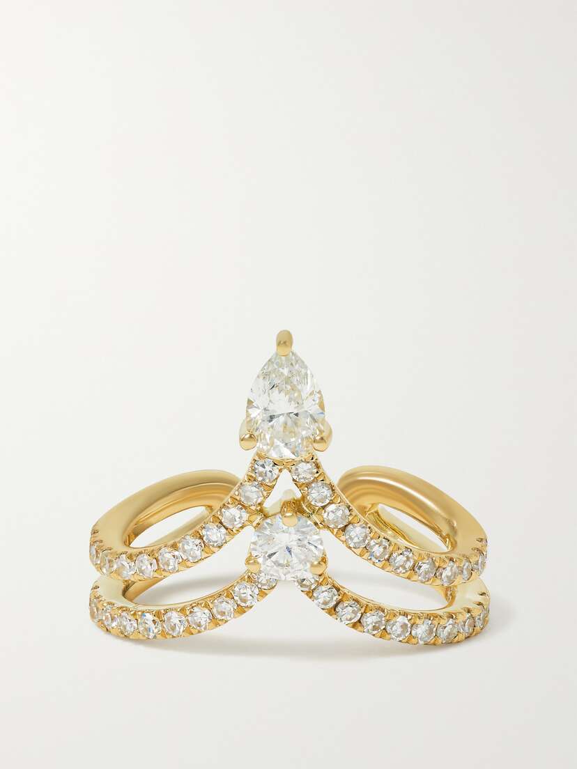 SHAY 18-karat Gold Diamond Ear Cuff