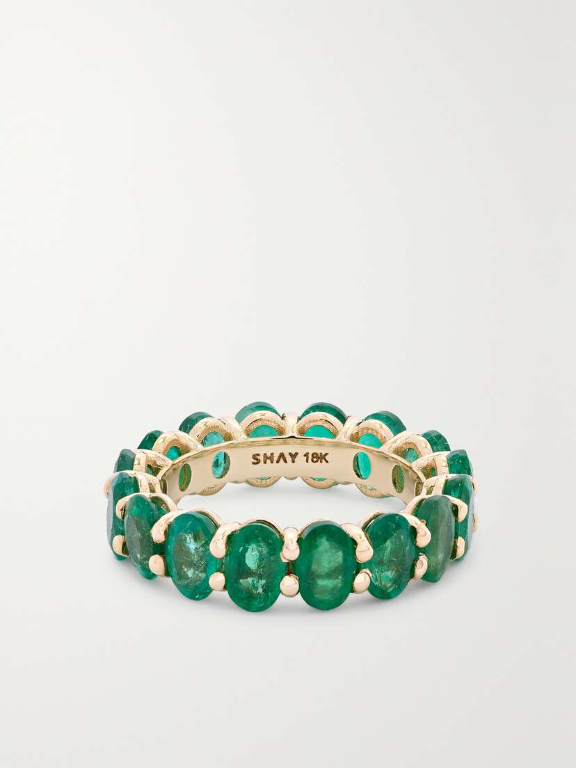 SHAY 18-karat Gold Emerald Ring