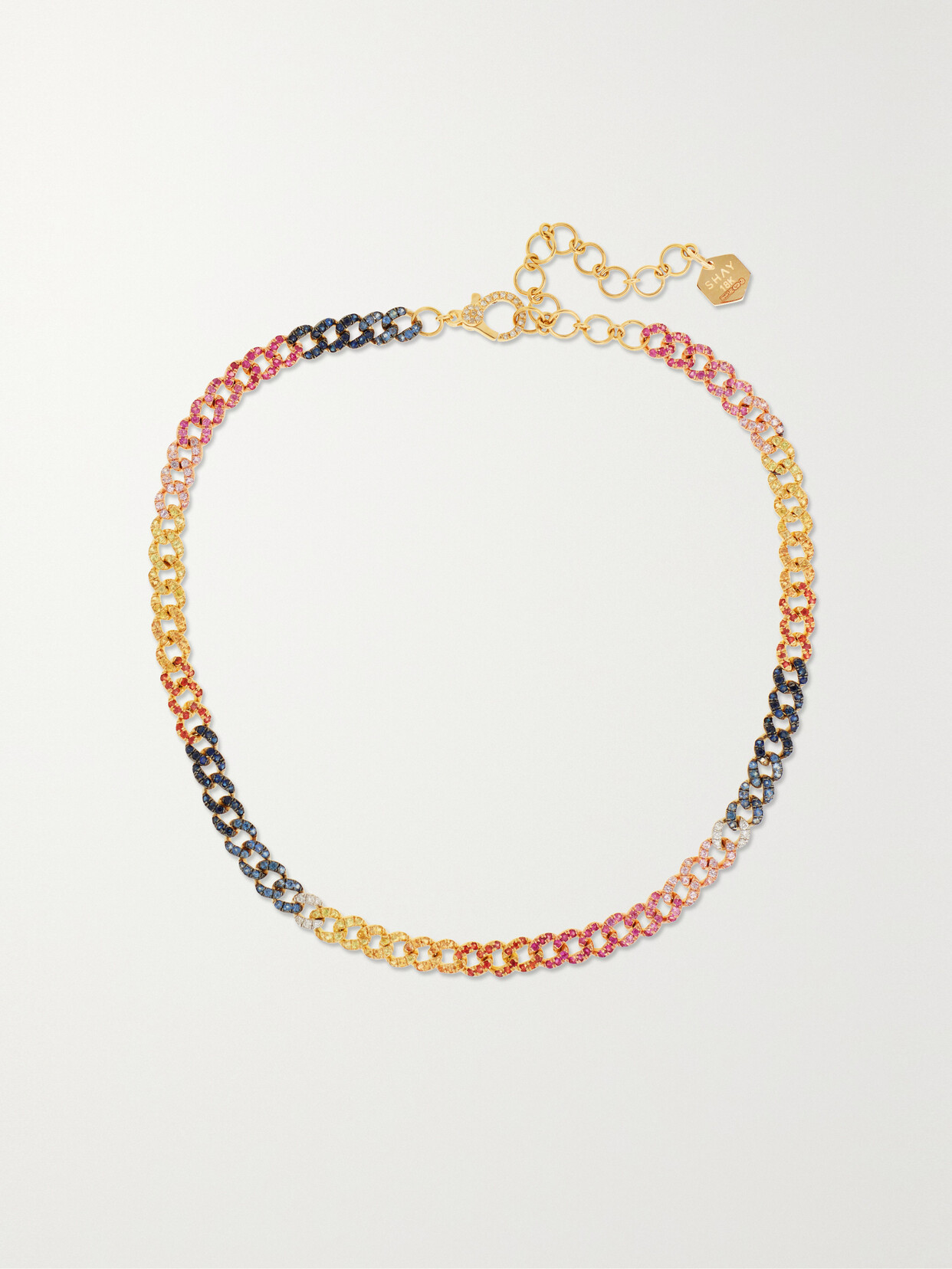 Shay 18-karat White, Yellow And Rose Gold Multi-stone Choker