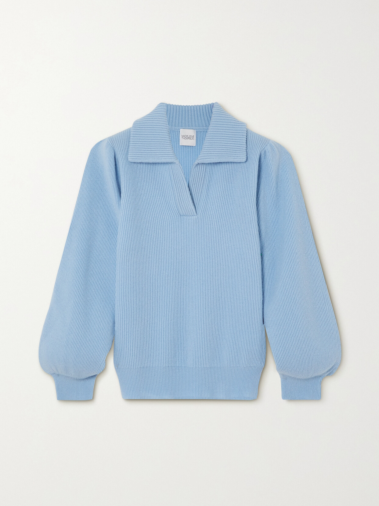 Madeleine Thompson Marissa Ribbed Wool And Cashmere-blend Sweater