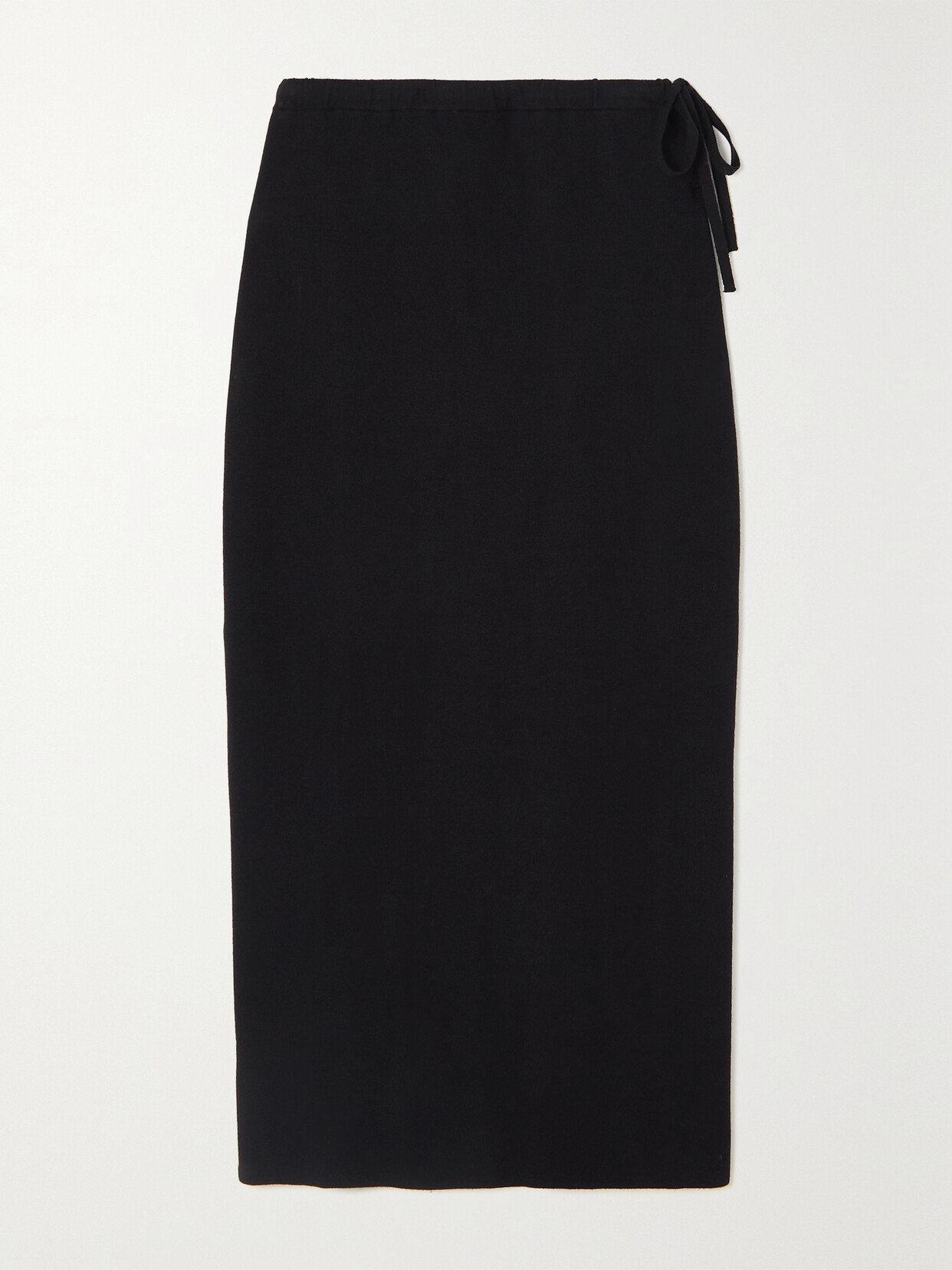 Deiji Studios - The Tie Knitted Maxi Skirt - Black