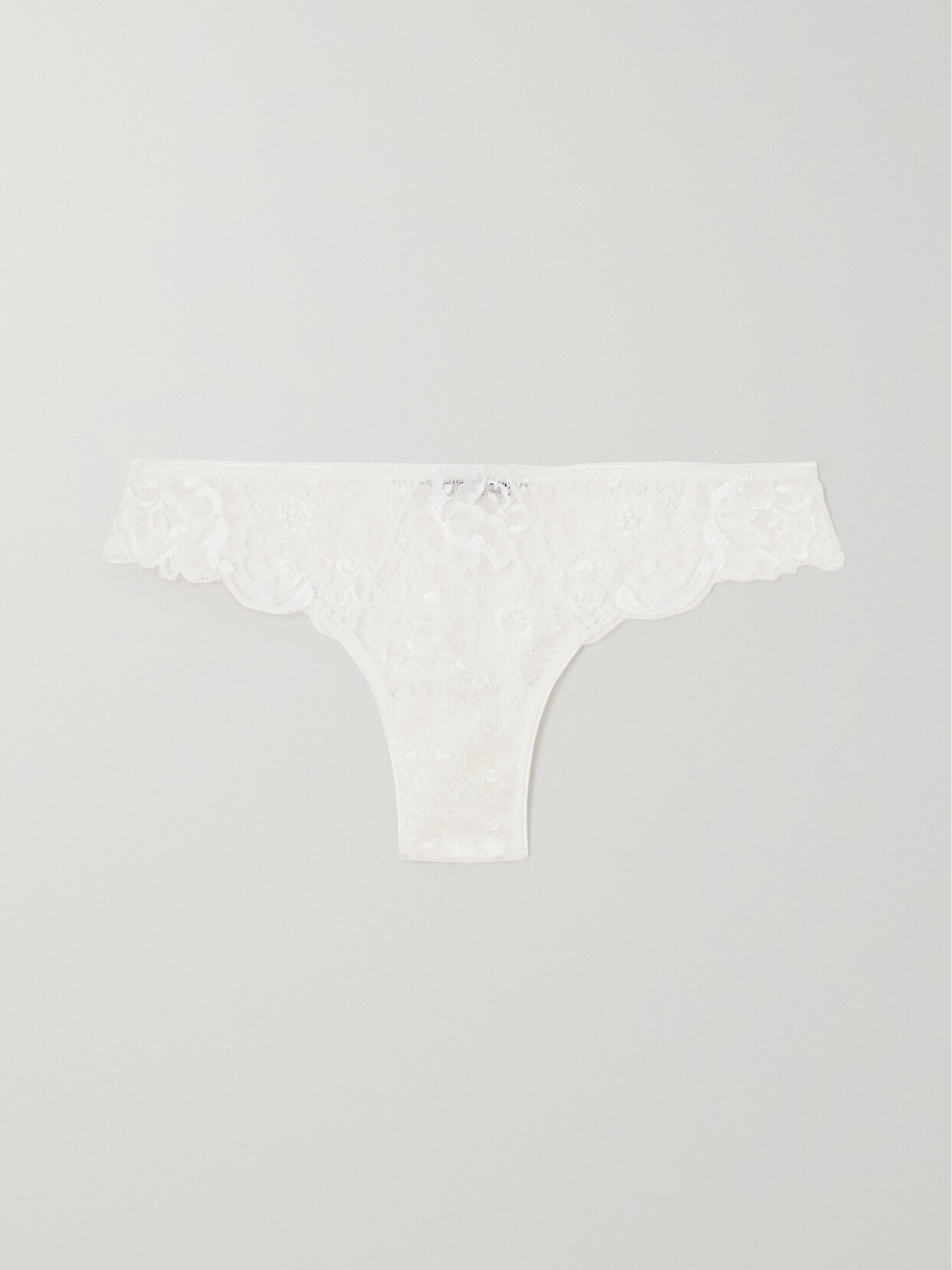 I.D. Sarrieri - + Net Sustain Anna Lace Thong - Ivory