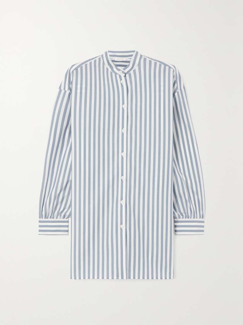 Eres Veranda Striped Cotton-poplin Shirt Dress